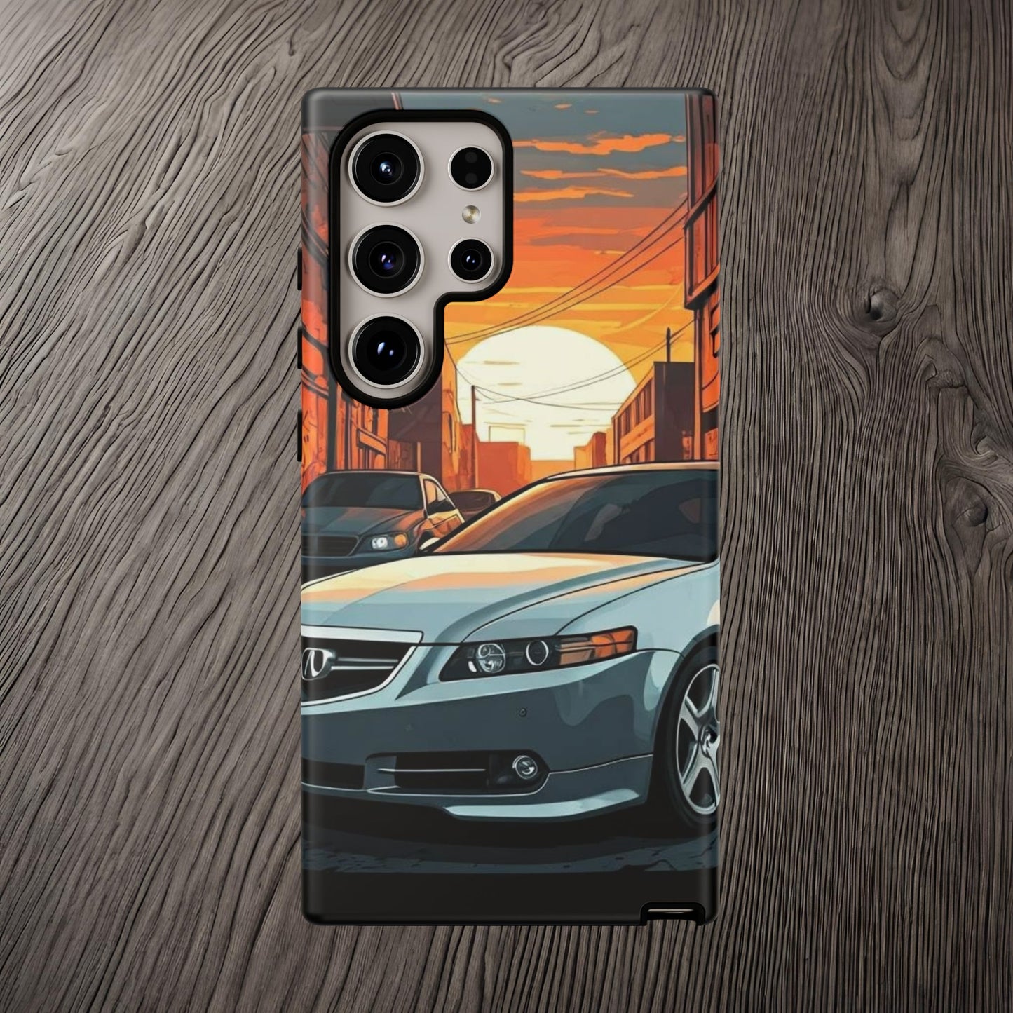 Acura TL Street Life-Dual Layer Ultra Tough Phone Case Samsung Galaxy S24 Ultra Matte Printify by The Night Shift Automotive Apparel