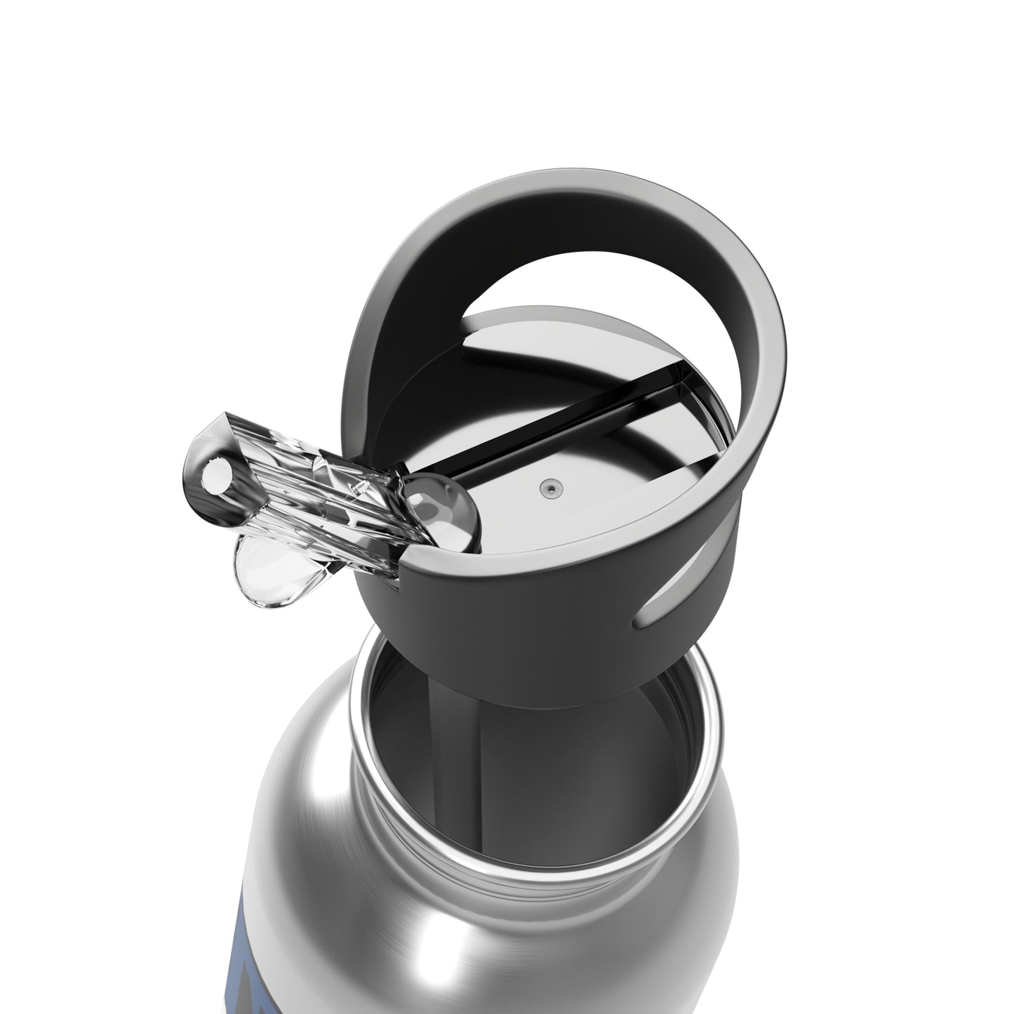 Stainless Steel Water Bottle With Straw, 20oz Printify by The Night Shift Automotive Apparel