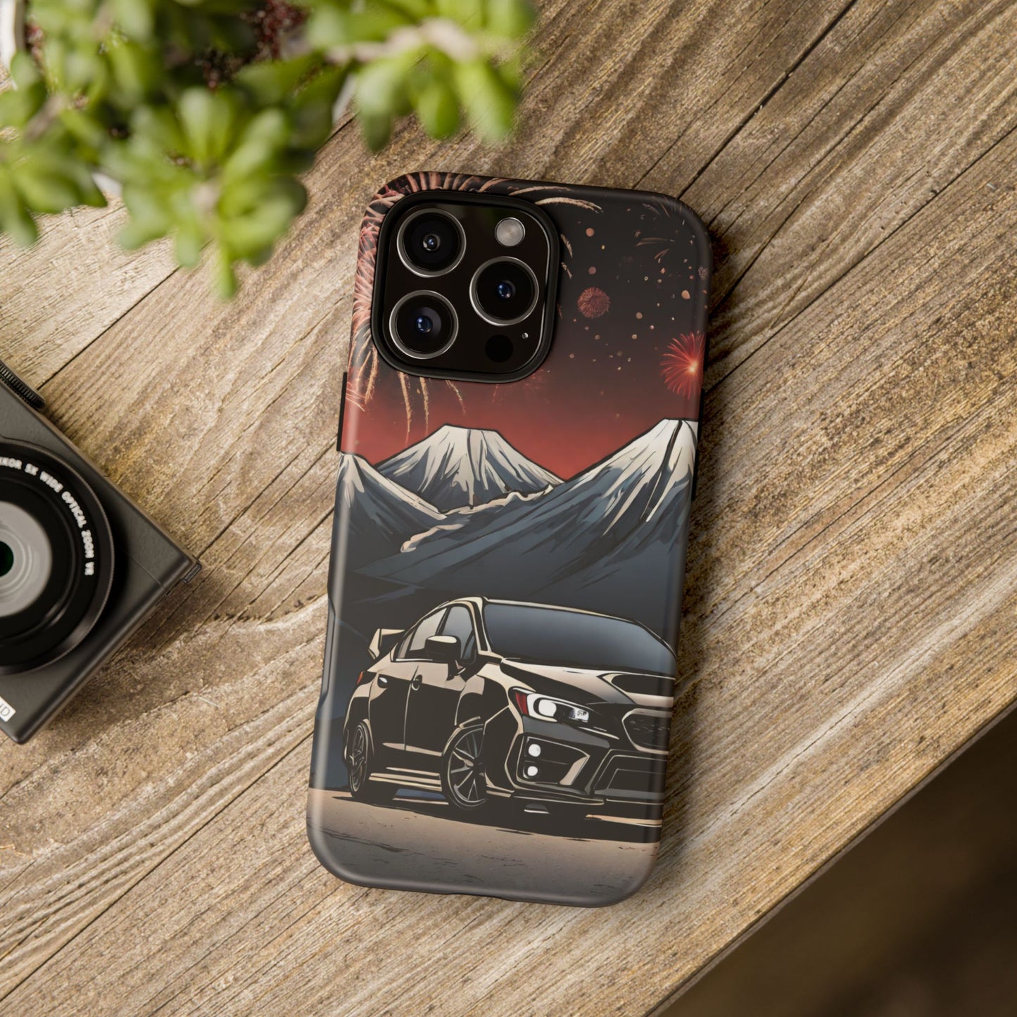 Subaru WRX/STI Fireworks-Dual Layer Ultra Tough Phone Case iPhone 16 Pro Max Matte Printify by The Night Shift Automotive Apparel