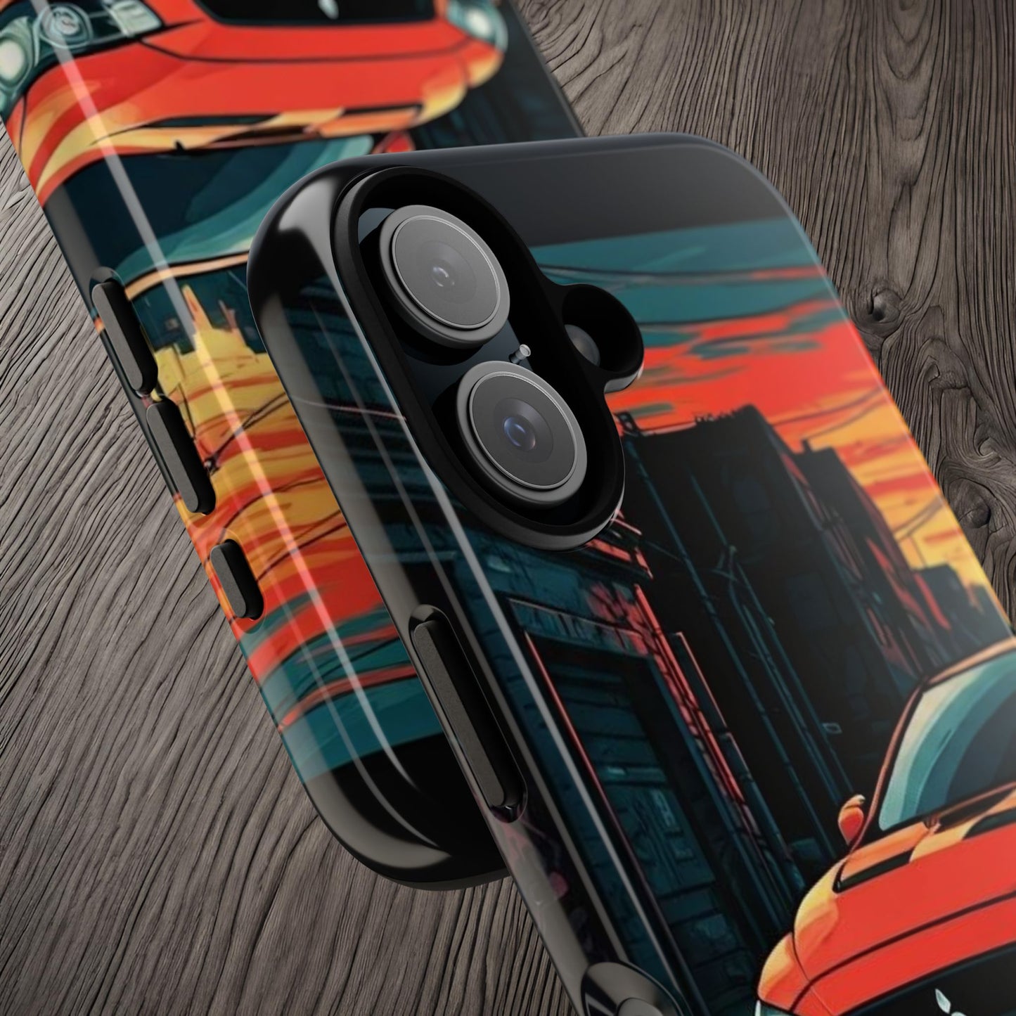 Mitsubishi Evo X Street Life-Dual Layer Ultra Tough Phone Case Printify by The Night Shift Automotive Apparel