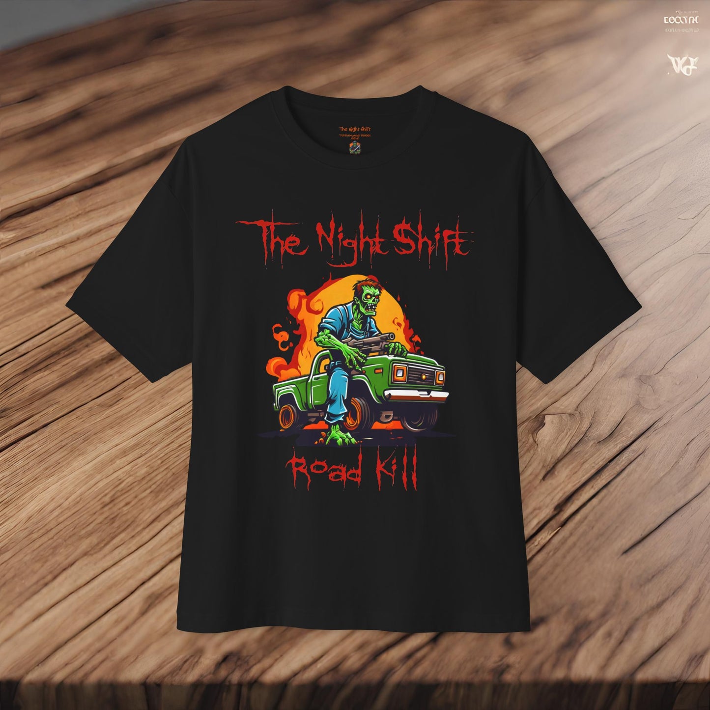 Zombie Road Kill-Premium, Ultra Soft Unisex Oversized Boxy Tee Printify by The Night Shift Automotive Apparel