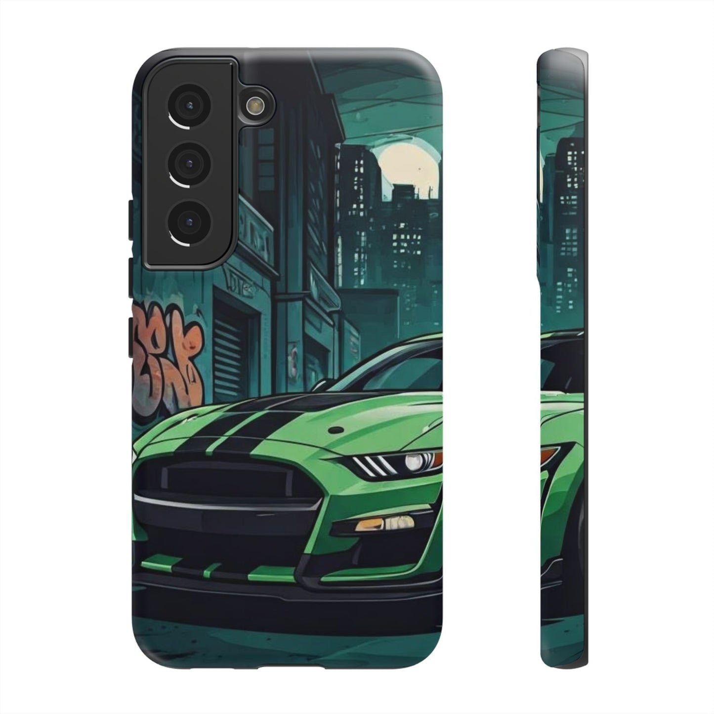 Ford Mustang Shelby GT500 Street Life-Dual Layer Ultra Tough Phone Case Printify by The Night Shift Automotive Apparel