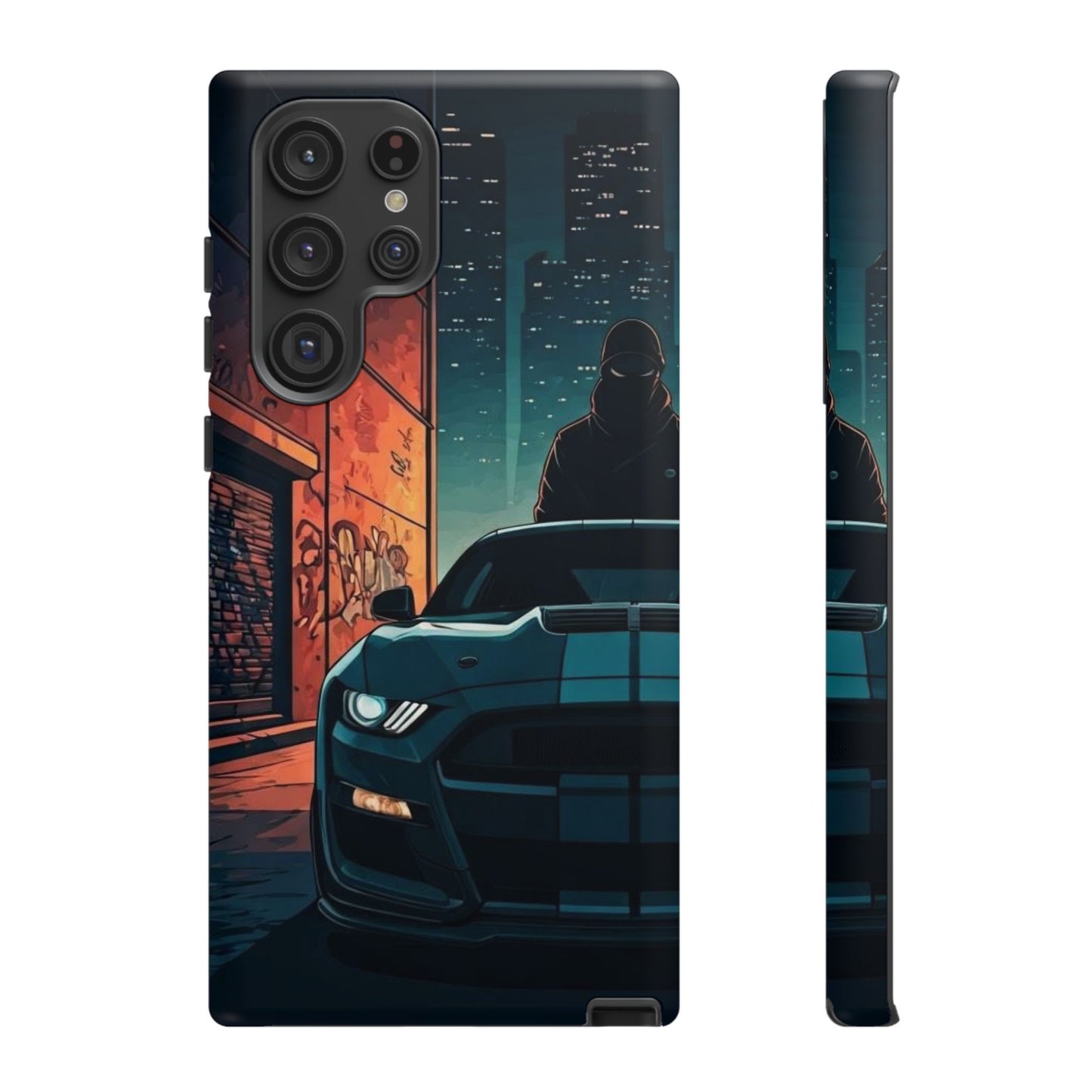 Ford Mustang Shelby GT350 Street Life-Dual Layer Ultra Tough Phone Case Printify by The Night Shift Automotive Apparel