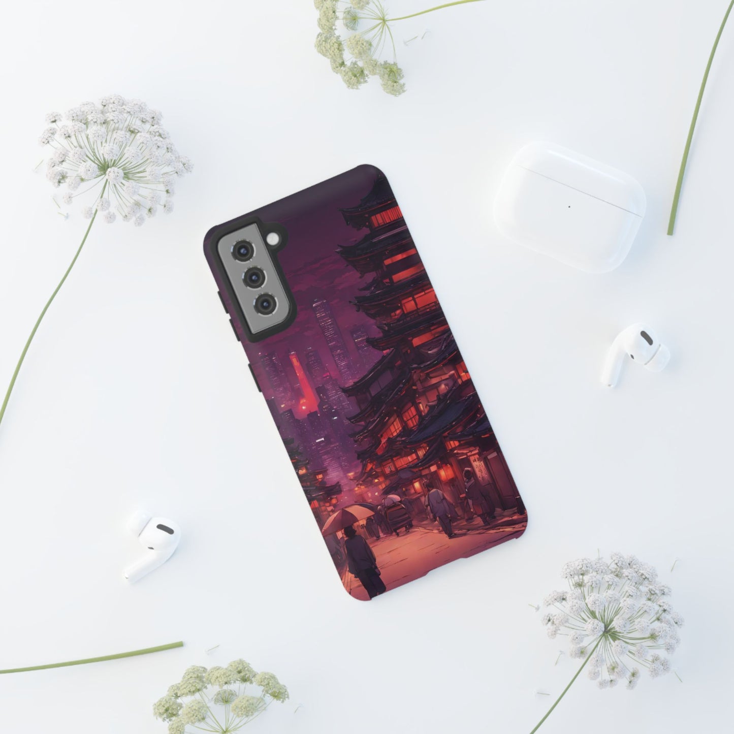 Traditional Japanese Village Countryside-Dual Layer Ultra Tough Phone Case Printify by The Night Shift Automotive Apparel
