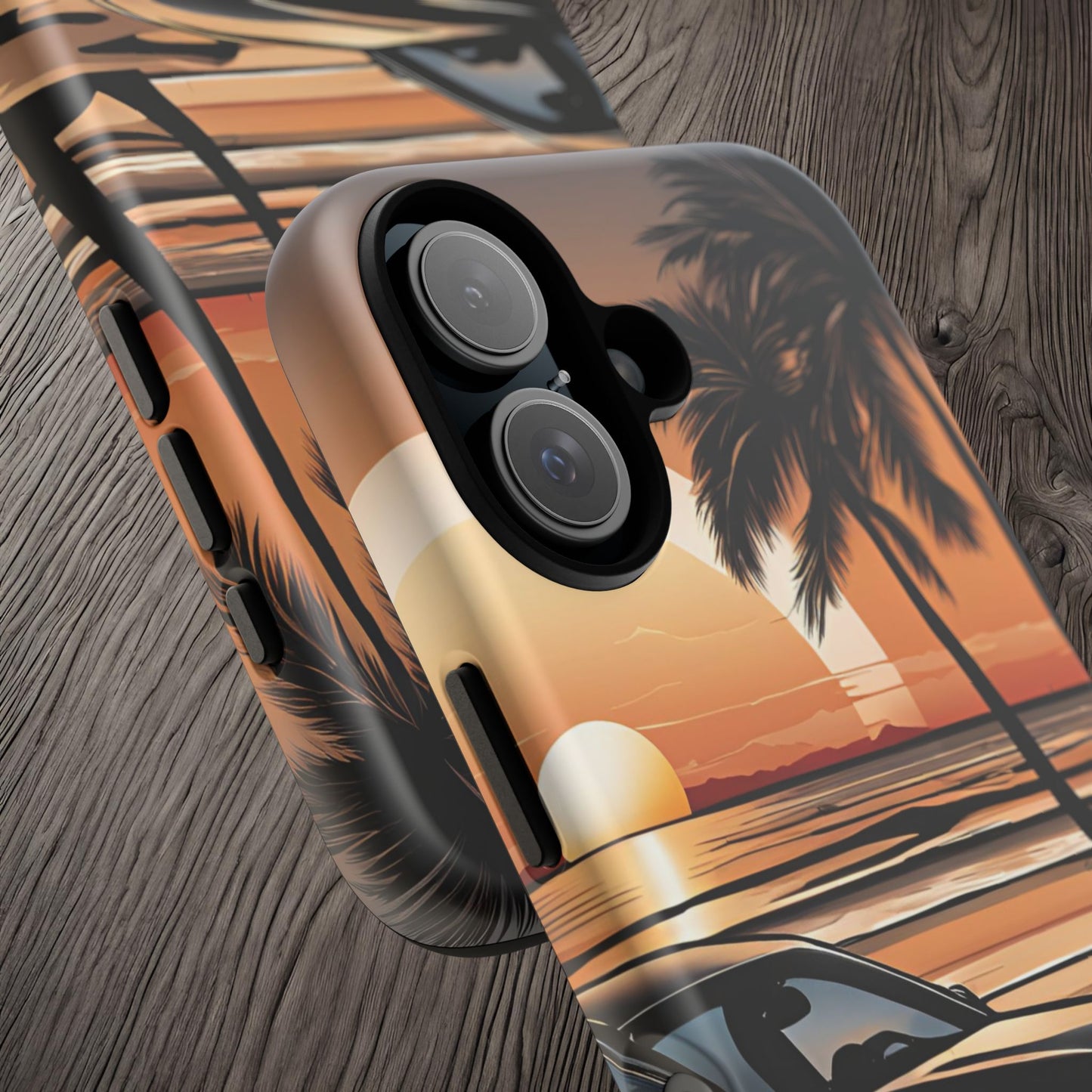 BMW Sunset On The Beach-Dual Layer Ultra Tough Phone Case Printify by The Night Shift Automotive Apparel