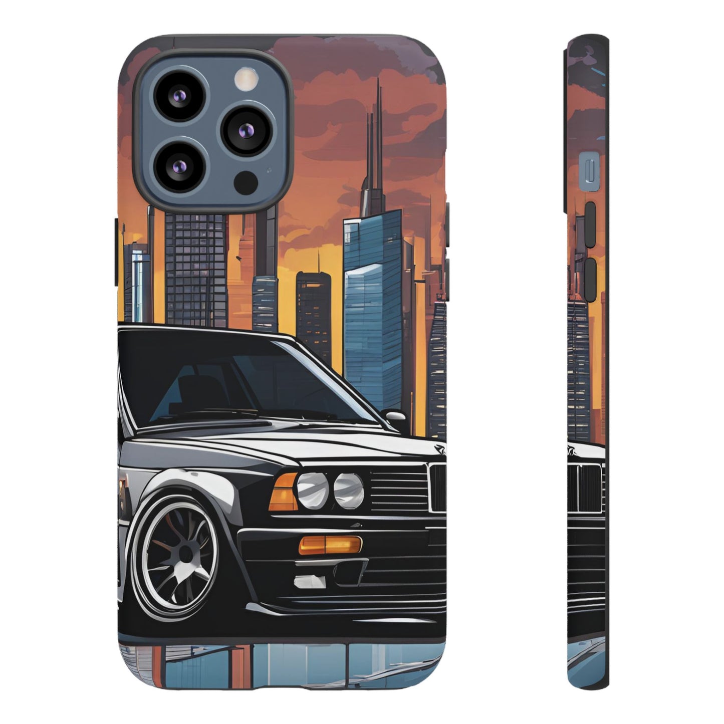 BMW E30 M3-Dual Layer Ultra Tough Phone Case Printify by The Night Shift Automotive Apparel