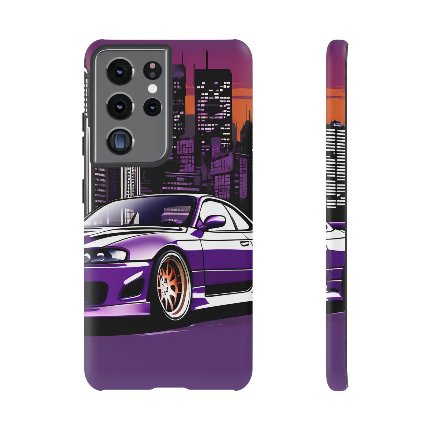 Nissan 240sx S15-Dual Layer Ultra Tough Phone Case Samsung Galaxy S21 Ultra Matte Printify by The Night Shift Automotive Apparel
