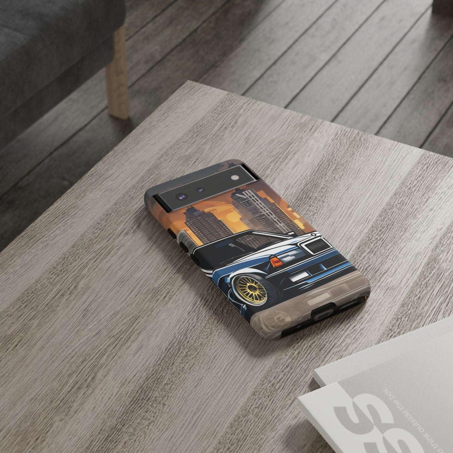 Mercedes Benz 190e Evo-Dual Layer Ultra Tough Phone Case Google Pixel 6 Matte Printify by The Night Shift Automotive Apparel