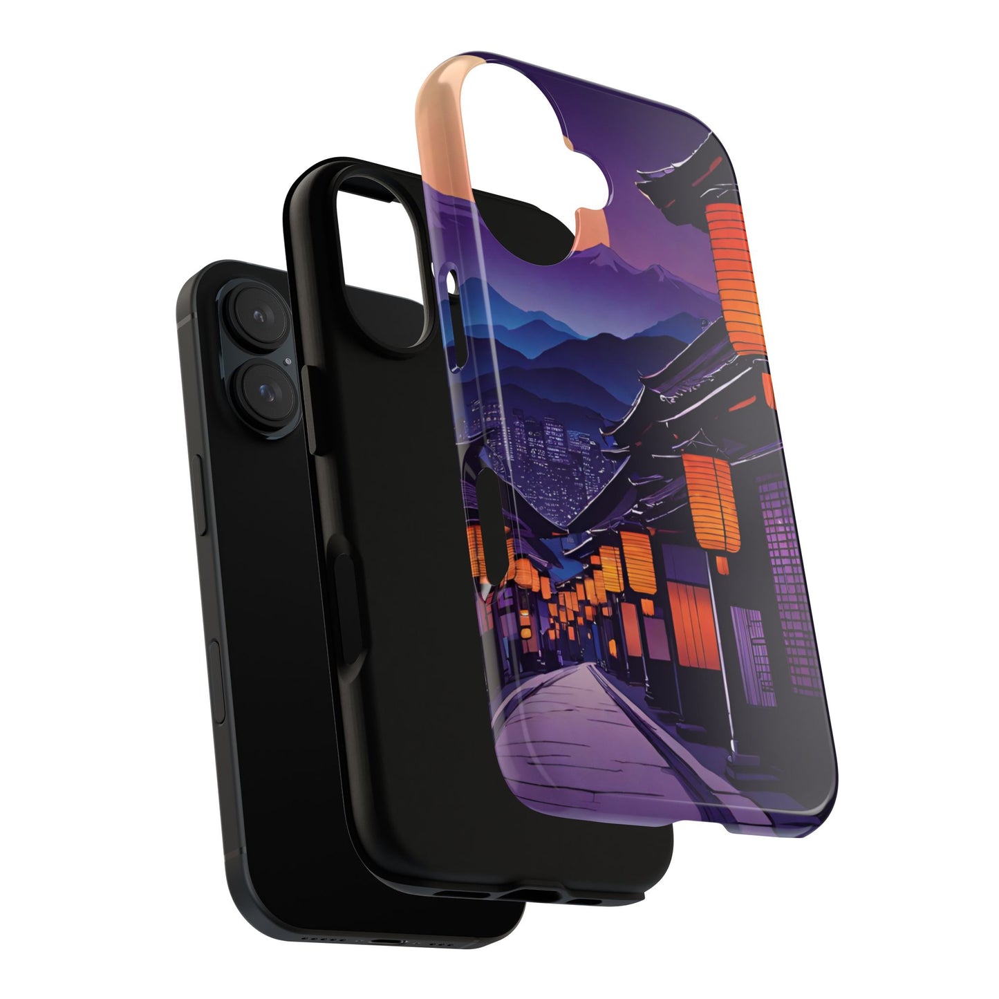 Traditional Japanese Village Countryside-Dual Layer Ultra Tough Phone Case Printify by The Night Shift Automotive Apparel