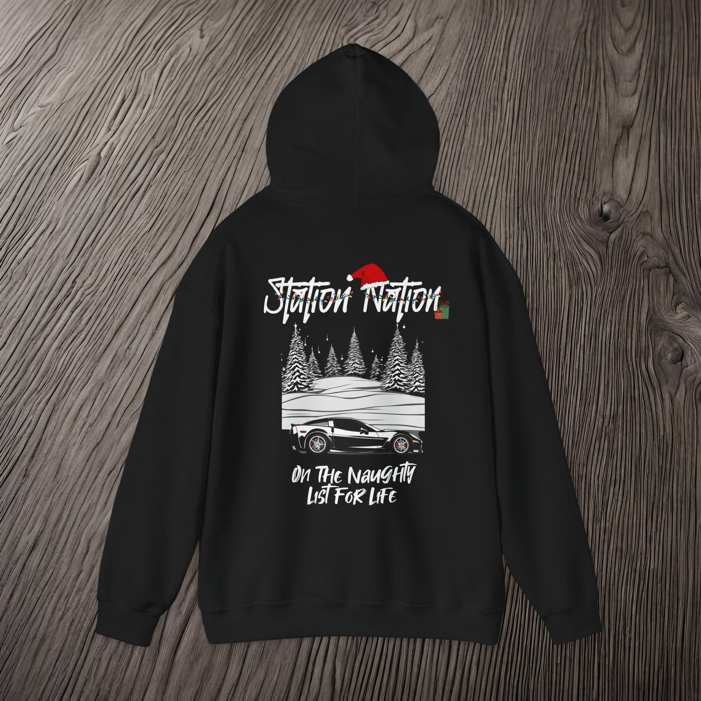 🎁 Christmas Limited Edition Station Nation-Ultra Soft, Premium Hoodie Printify by The Night Shift Automotive Apparel