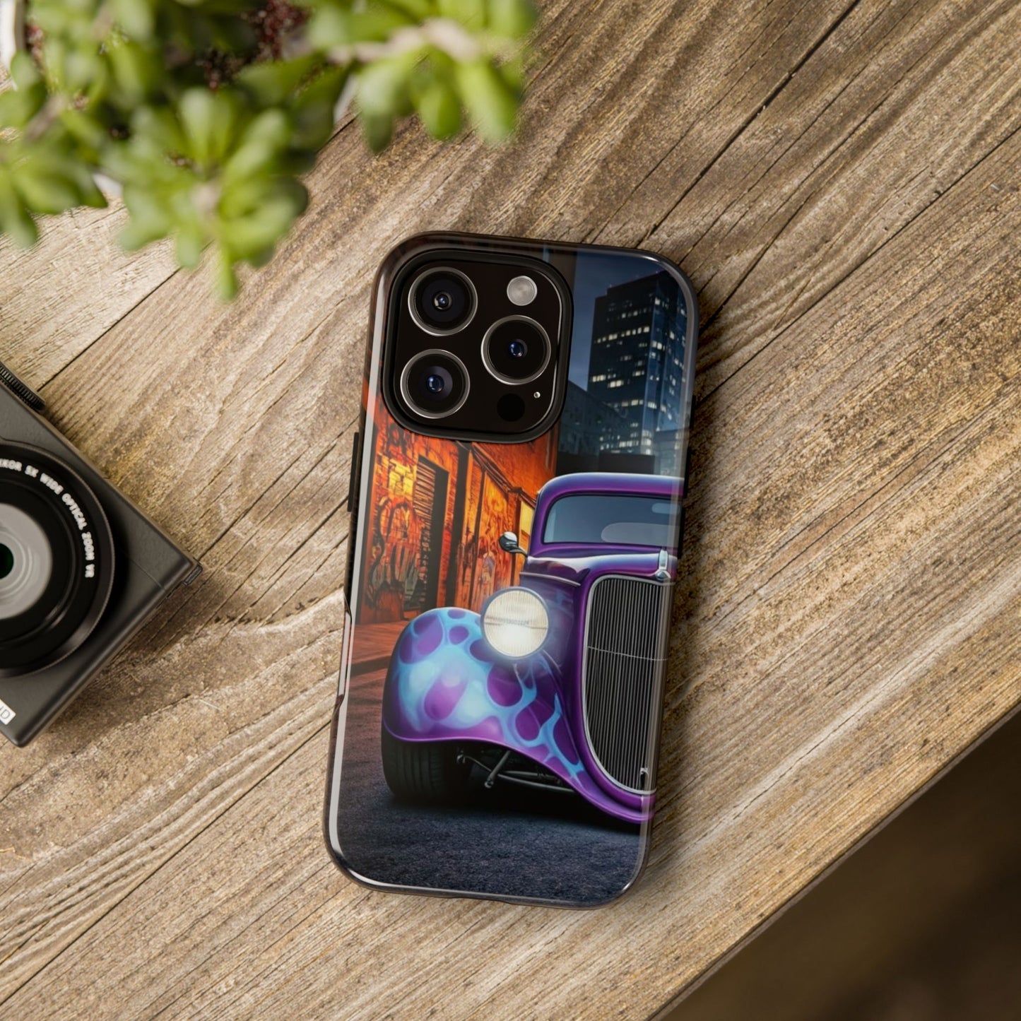 1934 Ford Street Life-Dual Layer Ultra Tough Phone Case iPhone 16 Pro Glossy Printify by The Night Shift Automotive Apparel
