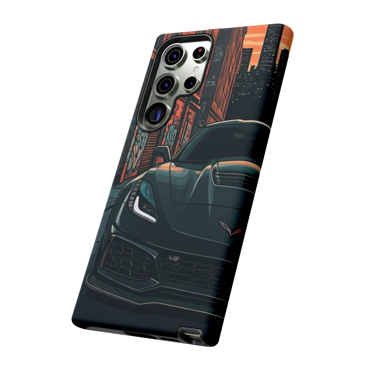 Chevy Corvette C7 Street Life-Dual Layer Ultra Tough Phone Case Printify by The Night Shift Automotive Apparel
