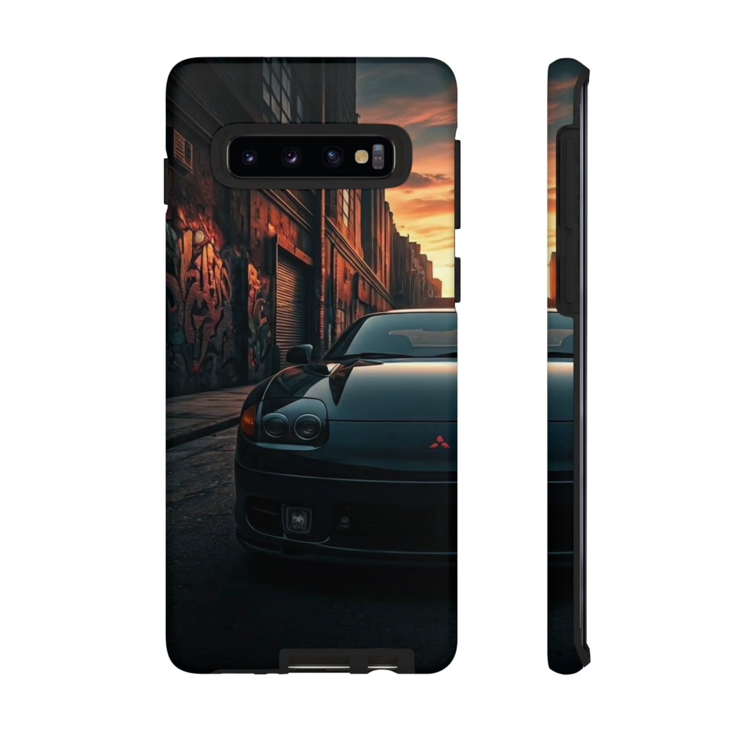 Mitsubishi 3000GT VR4 Street Life-Dual Layer Ultra Tough Phone Case Samsung Galaxy S10 Matte Printify by The Night Shift Automotive Apparel