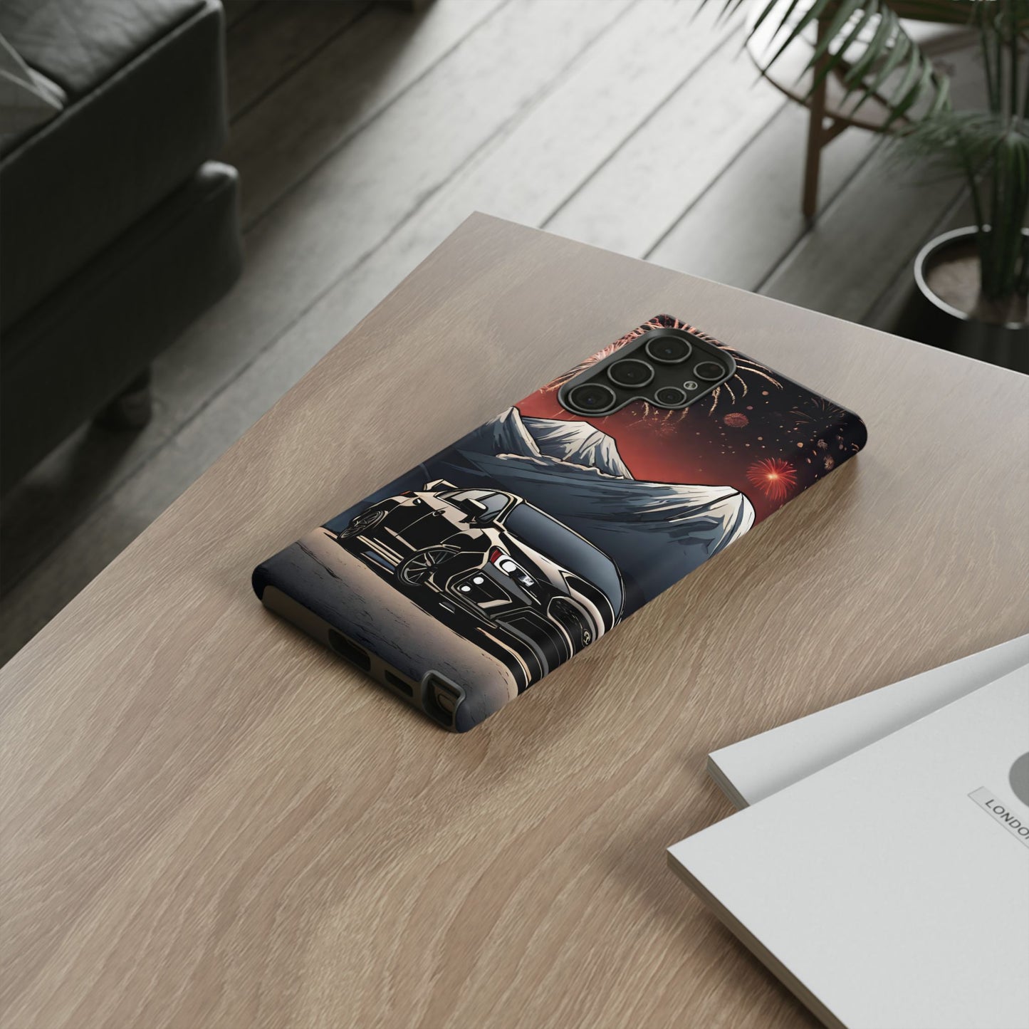 Subaru WRX/STI Fireworks-Dual Layer Ultra Tough Phone Case Samsung Galaxy S22 Ultra Matte Printify by The Night Shift Automotive Apparel