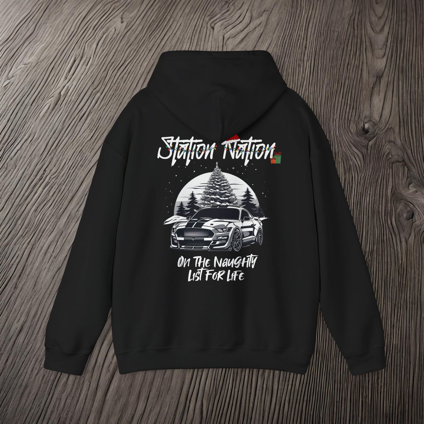 🎁 Christmas Limited Edition Station Nation-Ultra Soft, Premium Hoodie Printify by The Night Shift Automotive Apparel