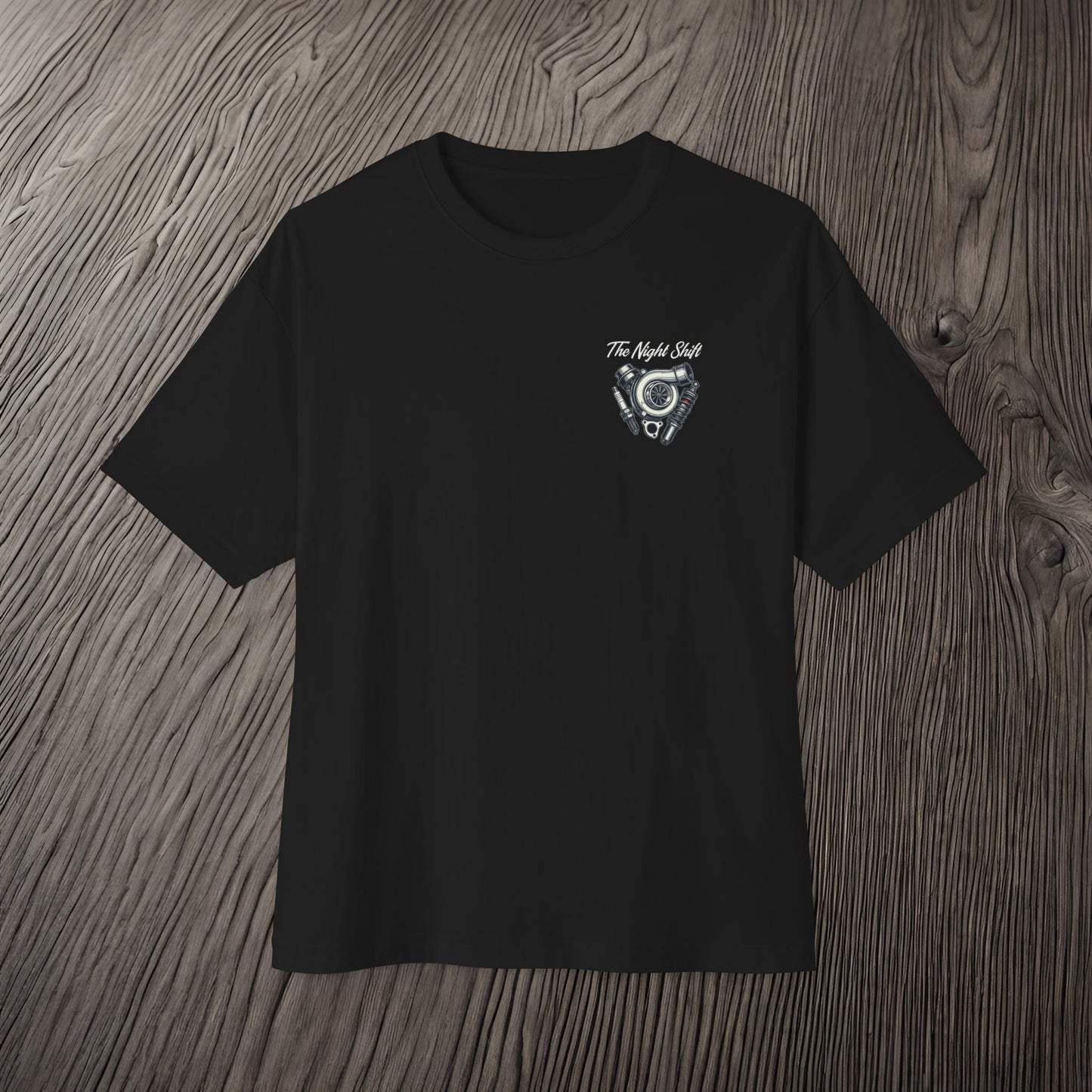The Night Shift Essentials-Ultra Soft, Premium Unisex Oversized Boxy Tee Printify by The Night Shift Automotive Apparel