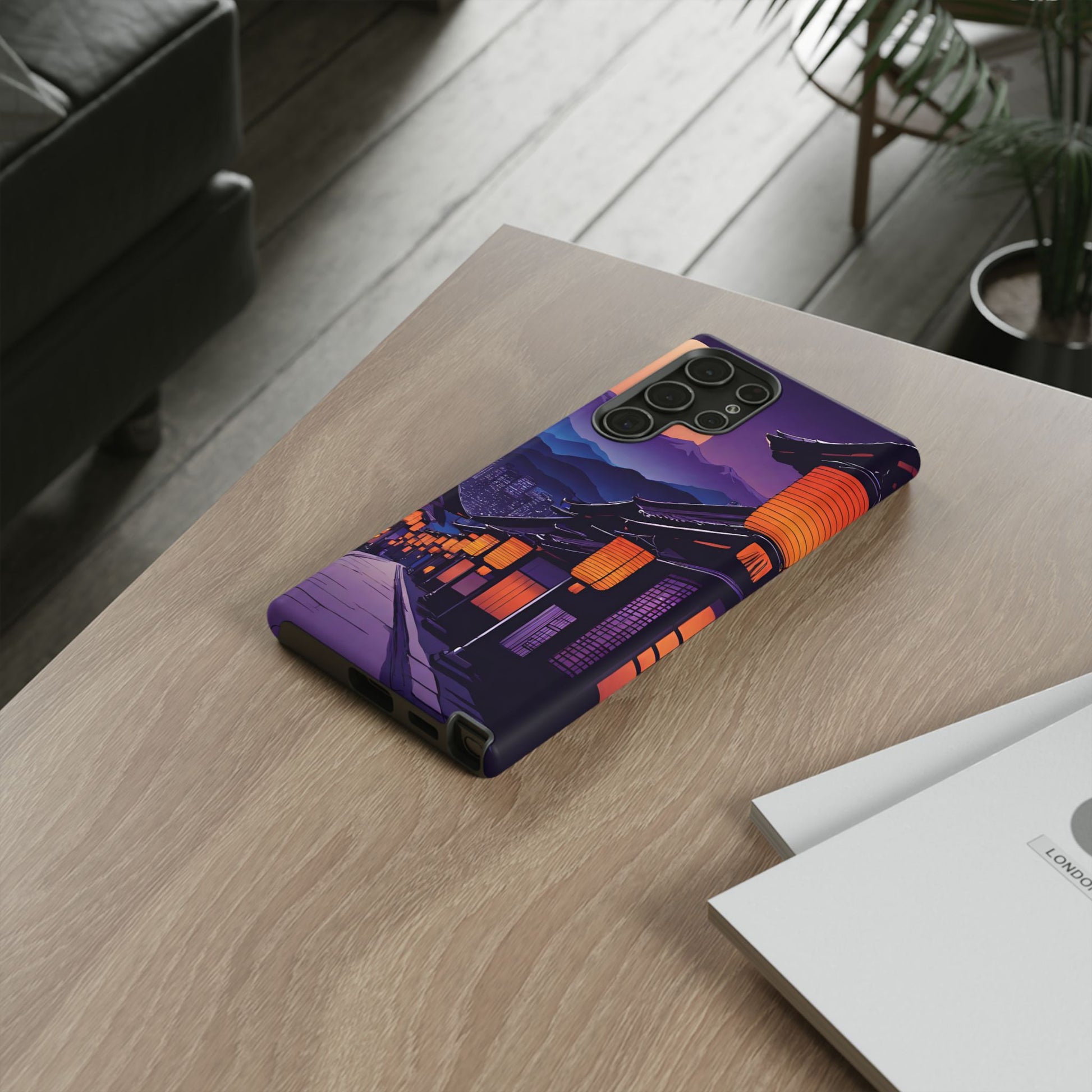 Traditional Japanese Village Countryside-Dual Layer Ultra Tough Phone Case Samsung Galaxy S22 Ultra Matte Printify by The Night Shift Automotive Apparel