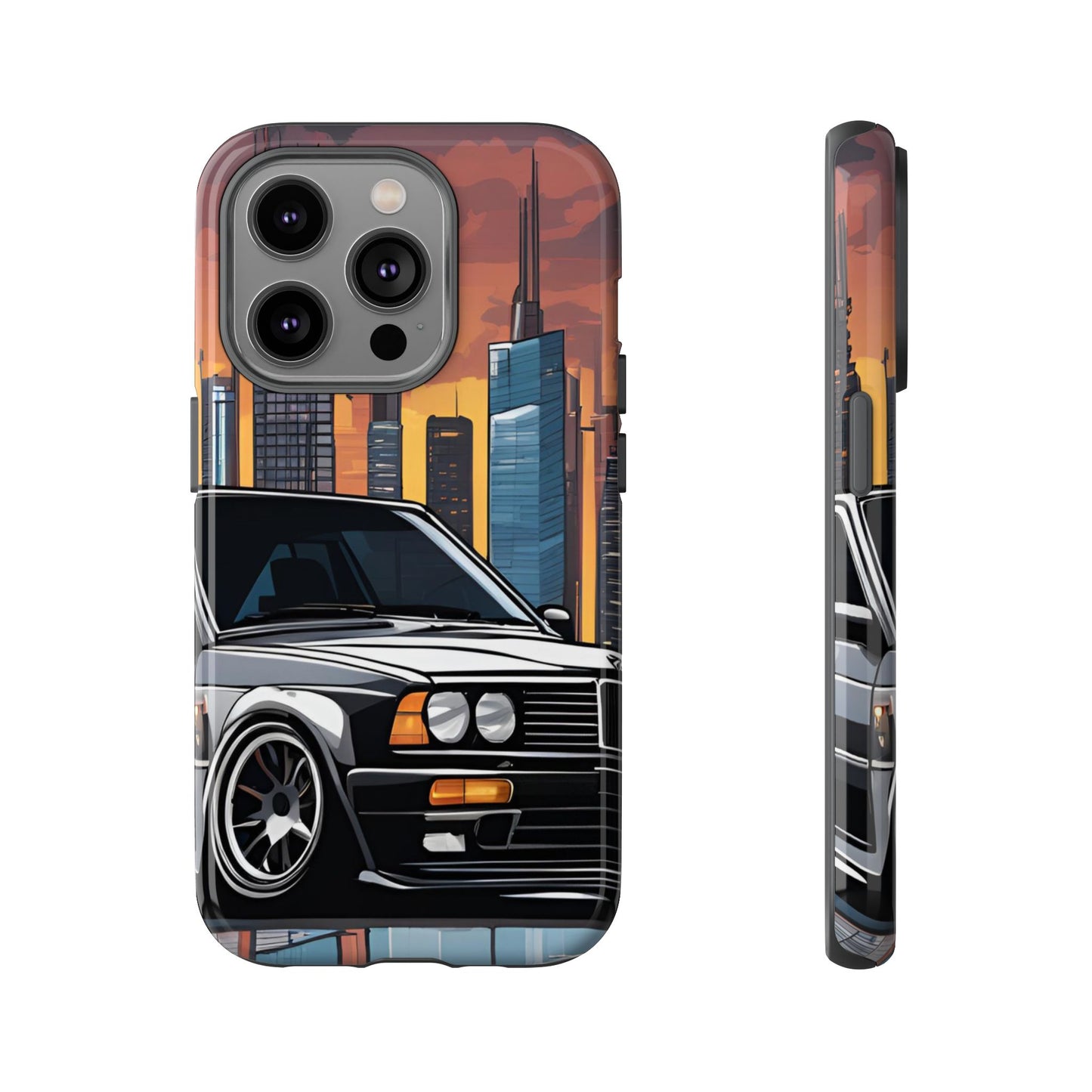 BMW E30 M3-Dual Layer Ultra Tough Phone Case Printify by The Night Shift Automotive Apparel