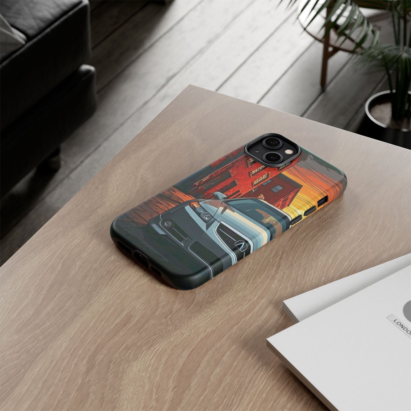 Acura TL Street Life-Dual Layer Ultra Tough Phone Case iPhone 14 Plus Matte Printify by The Night Shift Automotive Apparel