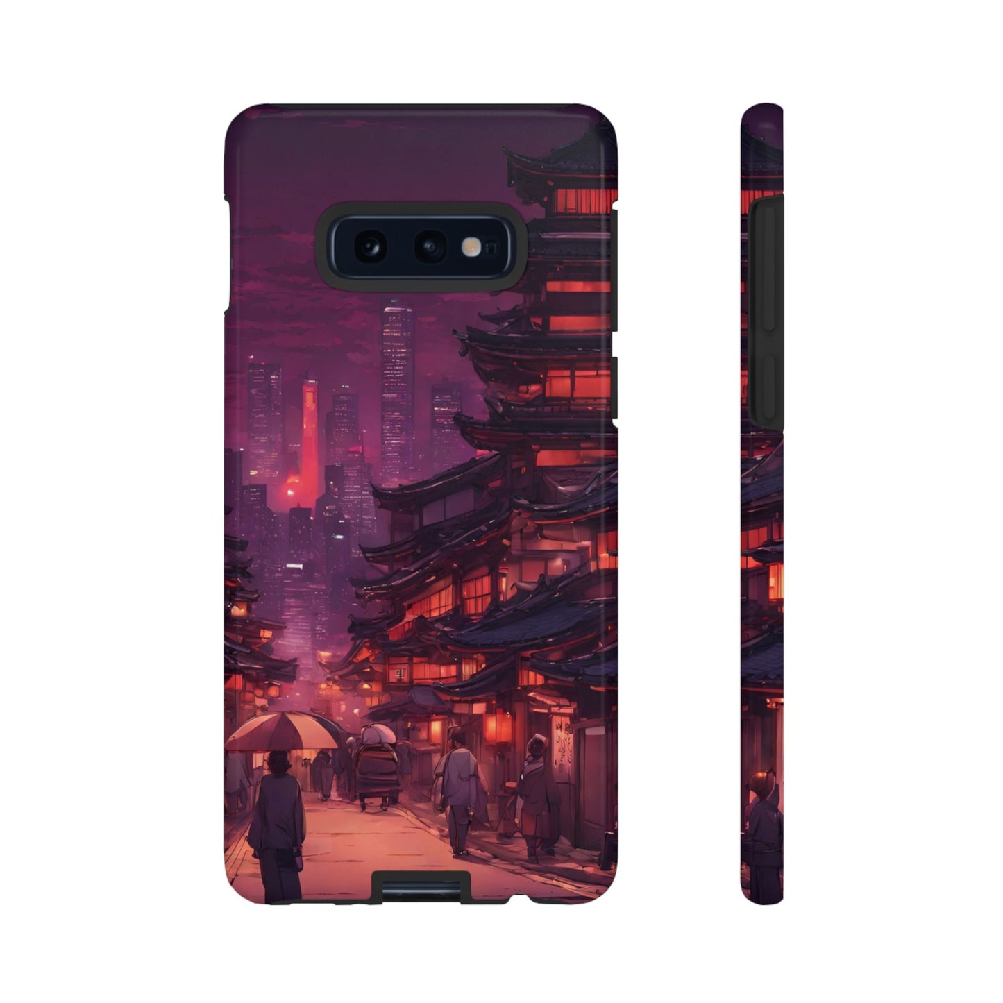 Traditional Japanese Village Countryside-Dual Layer Ultra Tough Phone Case Samsung Galaxy S10E Glossy Printify by The Night Shift Automotive Apparel