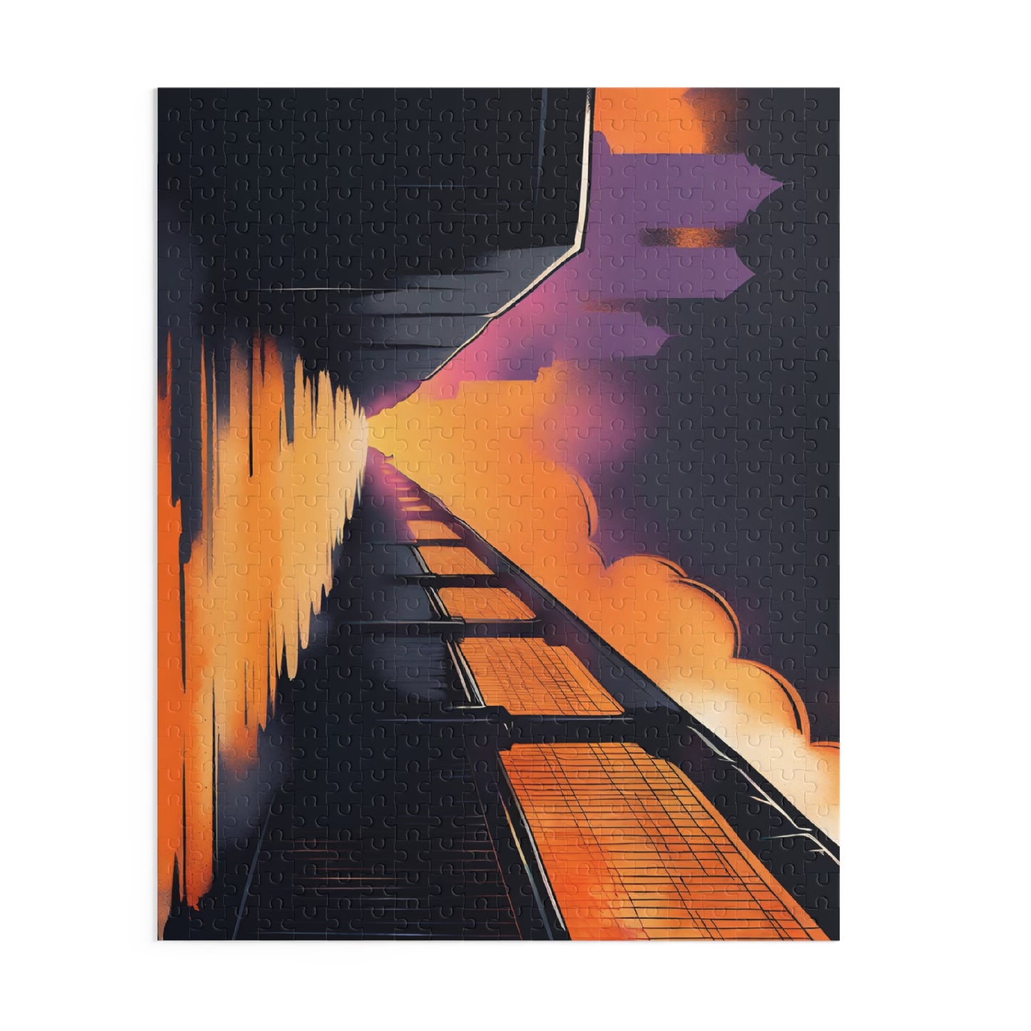 Puzzle (500-Piece) Printify by The Night Shift Automotive Apparel