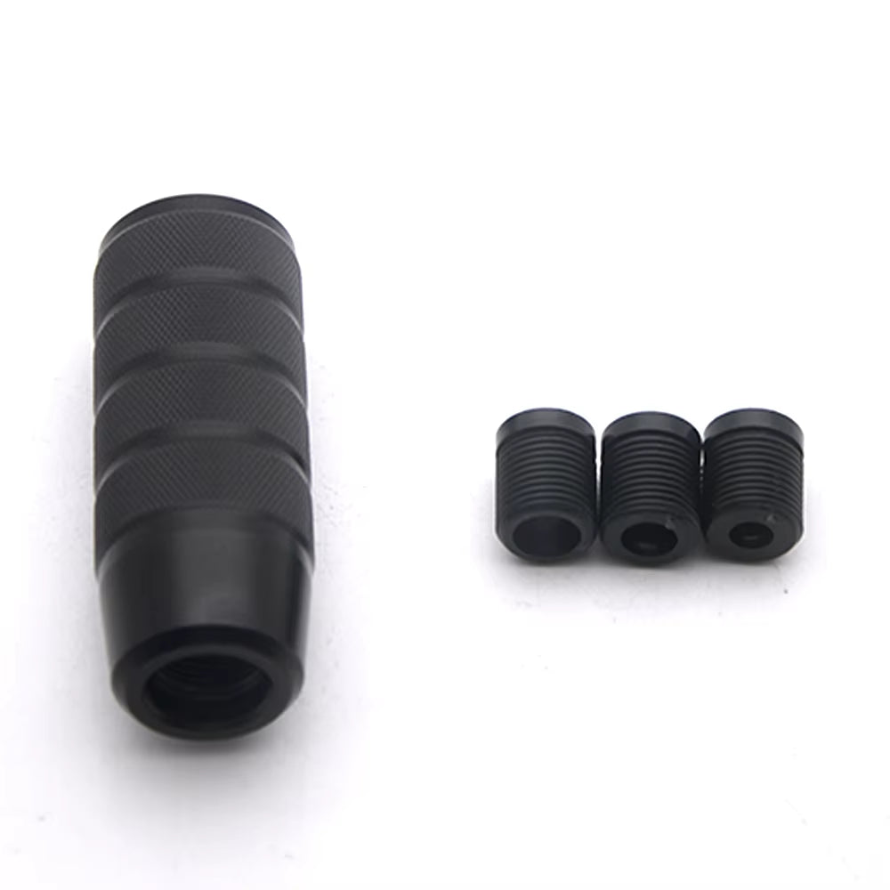 Aluminum Knurled Shift Knob Black The Night Shift Performance Street Gear by The Night Shift Automotive Apparel