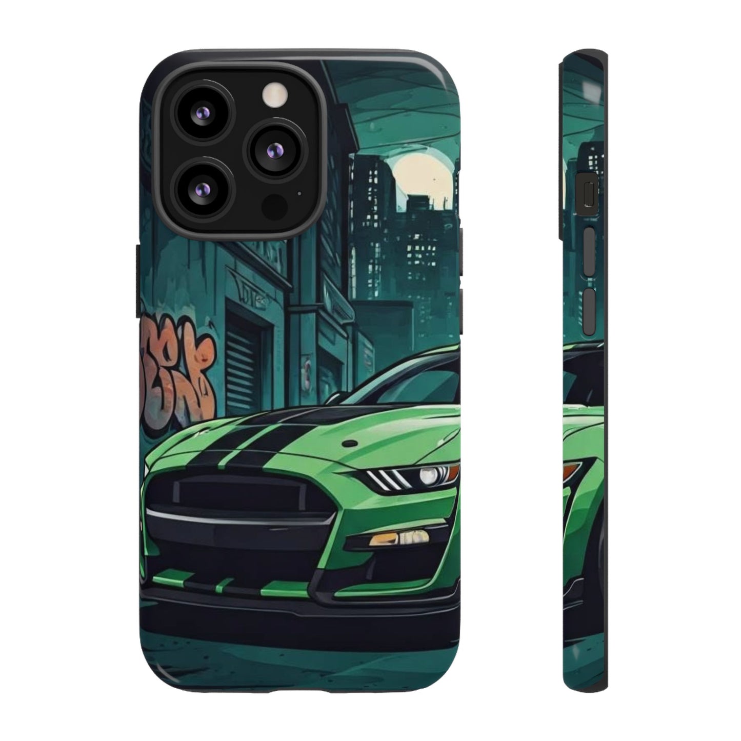 Ford Mustang Shelby GT500 Street Life-Dual Layer Ultra Tough Phone Case Printify by The Night Shift Automotive Apparel