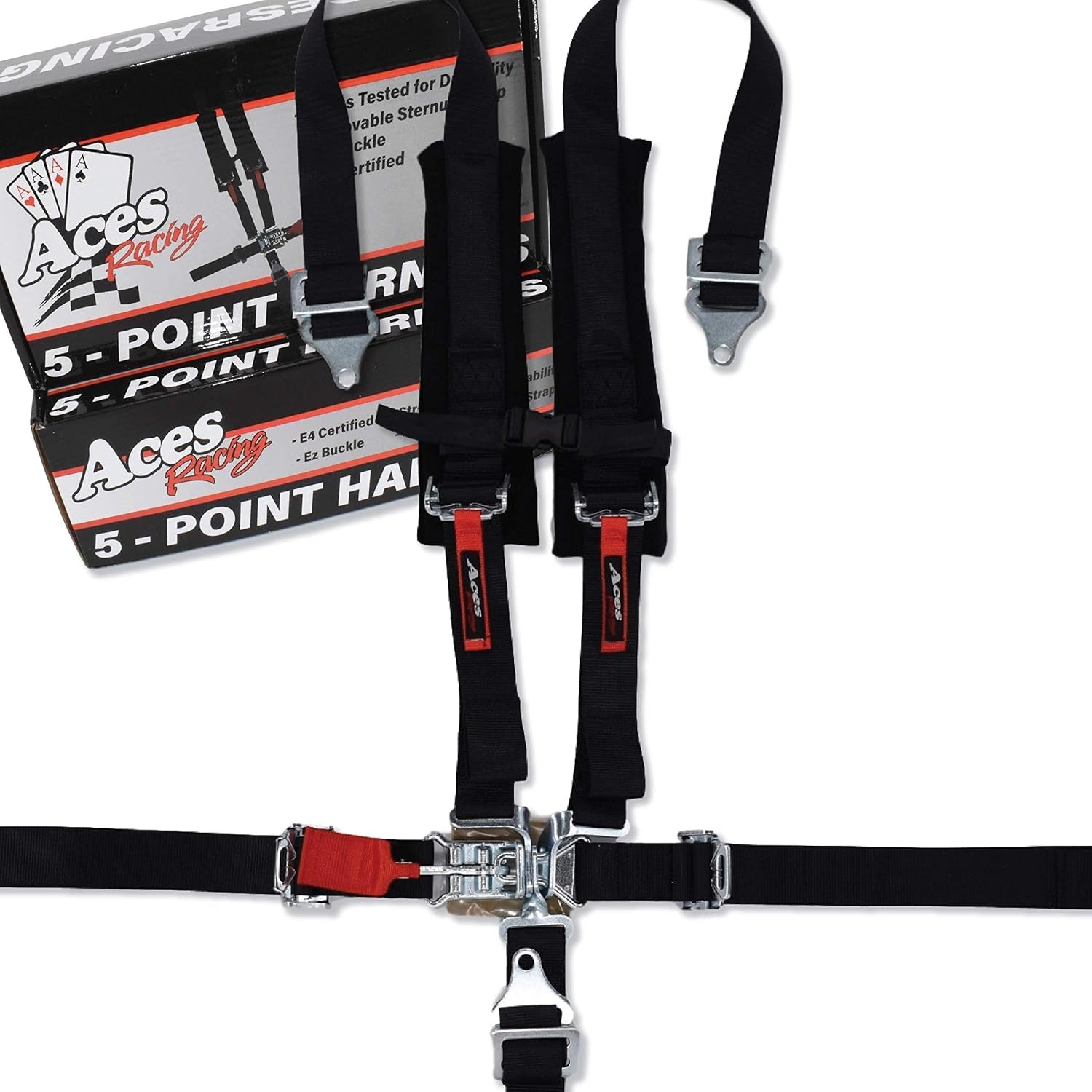 2 inch 5 Point Harness Black The Night Shift Performance Street Gear by The Night Shift Automotive Apparel