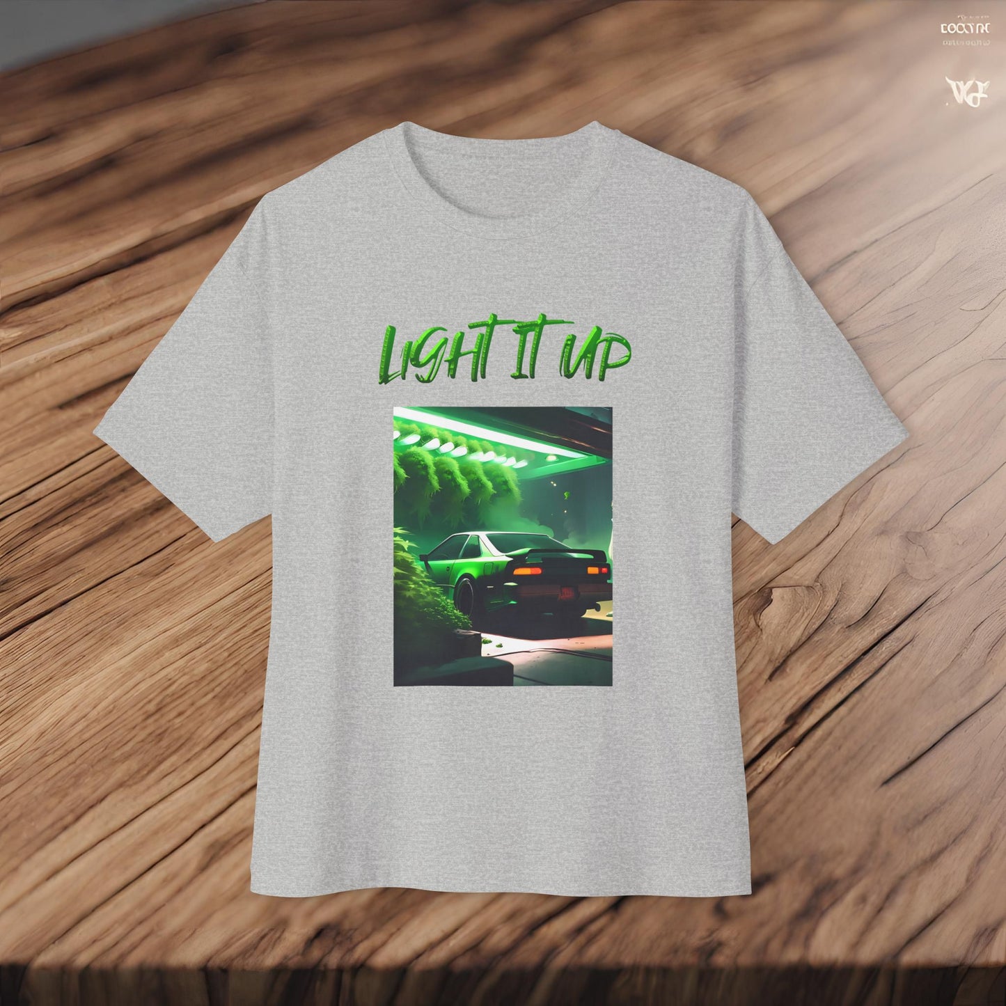 Light It Up-Premium, Ultra Soft Unisex Oversized Boxy Tee Printify by The Night Shift Automotive Apparel