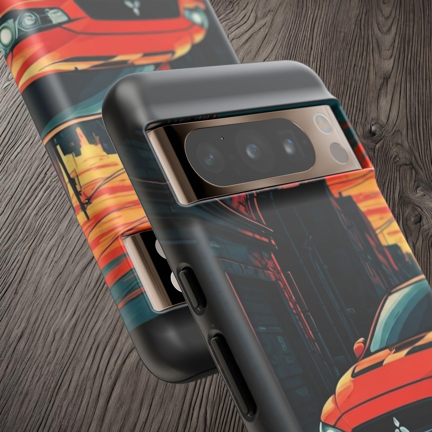 Mitsubishi Evo X Street Life-Dual Layer Ultra Tough Phone Case Printify by The Night Shift Automotive Apparel