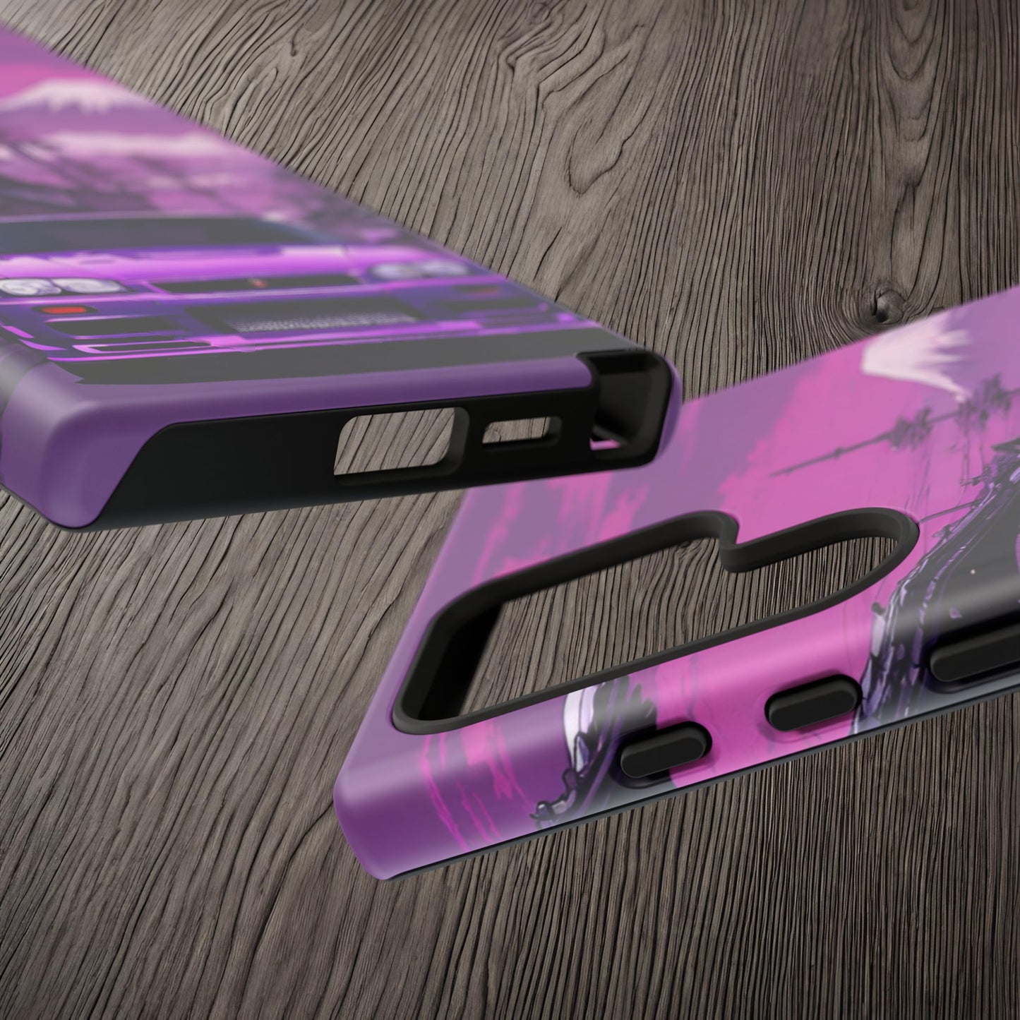 Nissan Skyline R34 Mt Fuji-Dual Layer Ultra Tough Phone Case Printify by The Night Shift Automotive Apparel