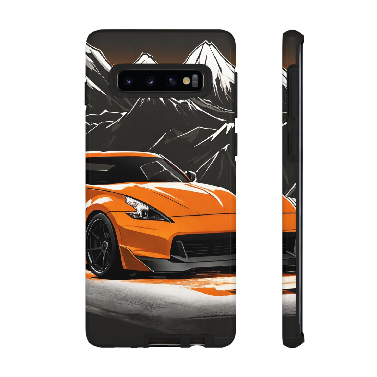 Nissan 370Z Mt Fuji-Dual Layer Ultra Tough Phone Case Samsung Galaxy S10 Glossy Printify by The Night Shift Automotive Apparel
