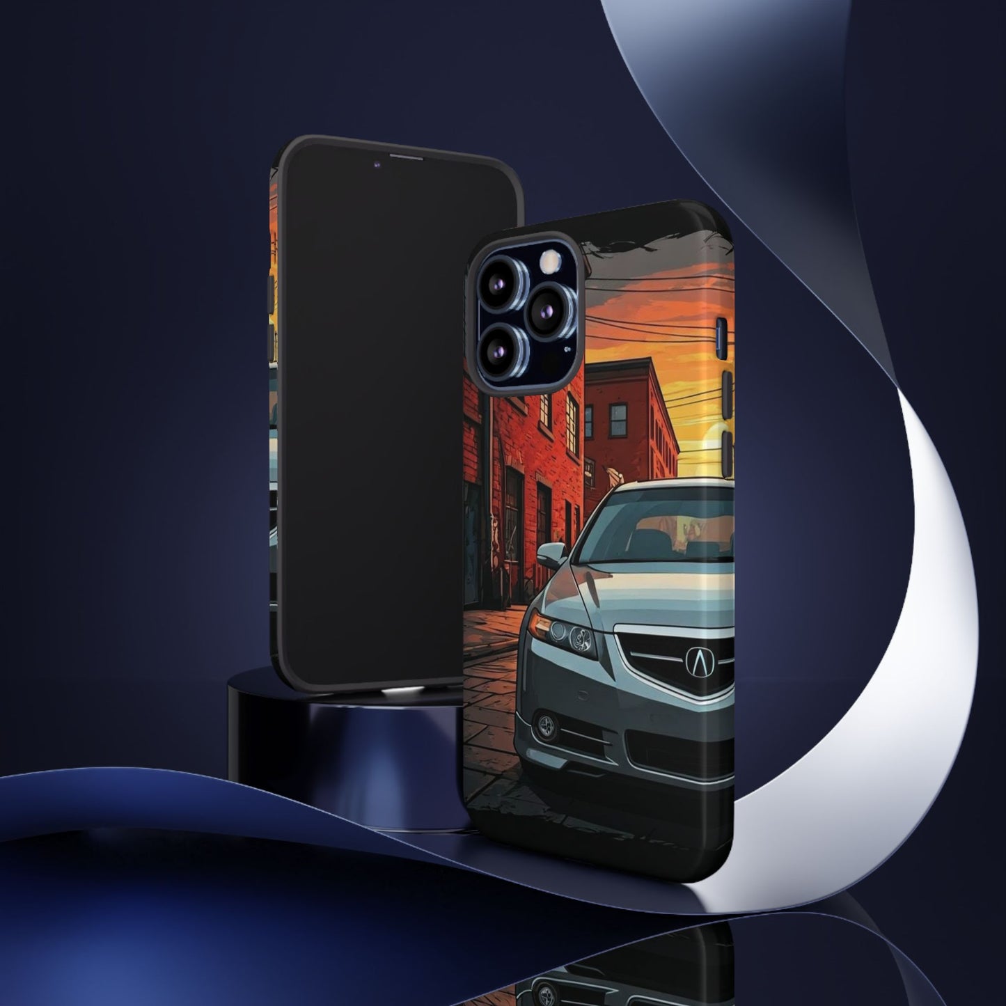 Acura TL Street Life-Dual Layer Ultra Tough Phone Case iPhone 13 Pro Max Glossy Printify by The Night Shift Automotive Apparel