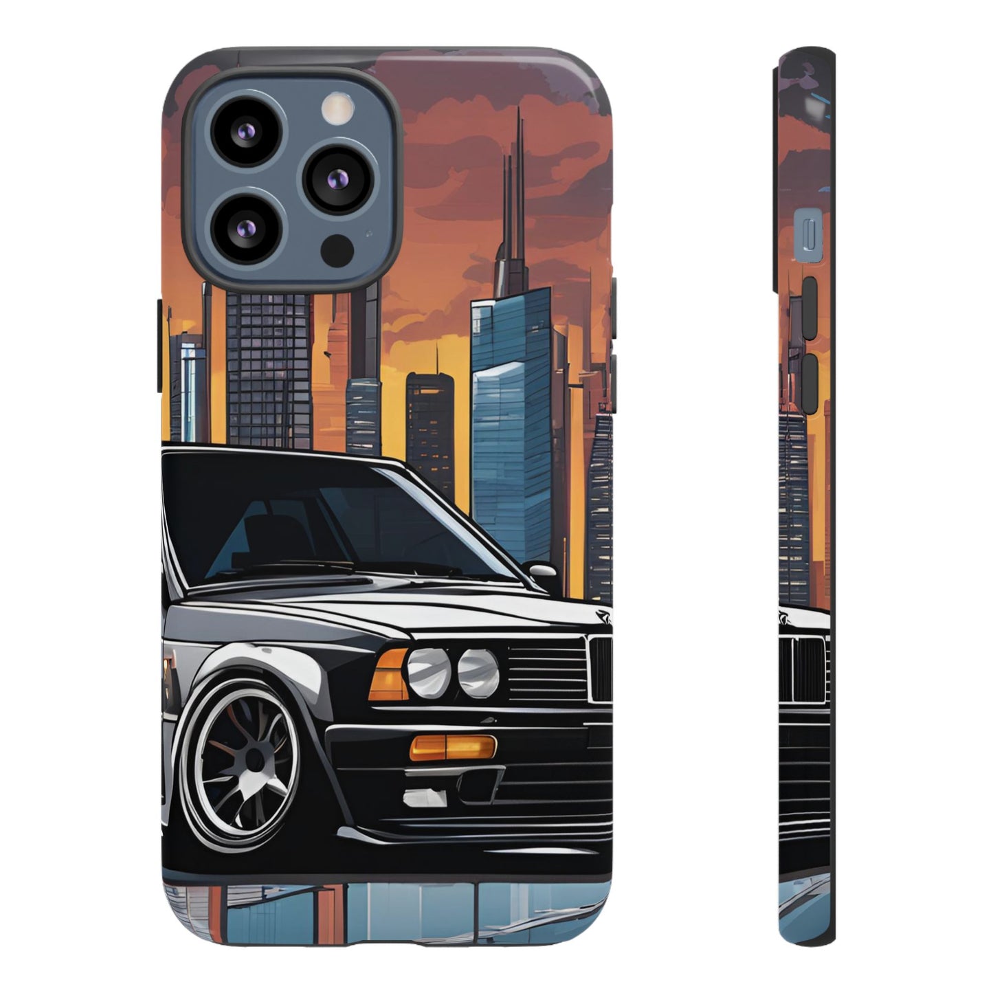 BMW E30 M3-Dual Layer Ultra Tough Phone Case Printify by The Night Shift Automotive Apparel