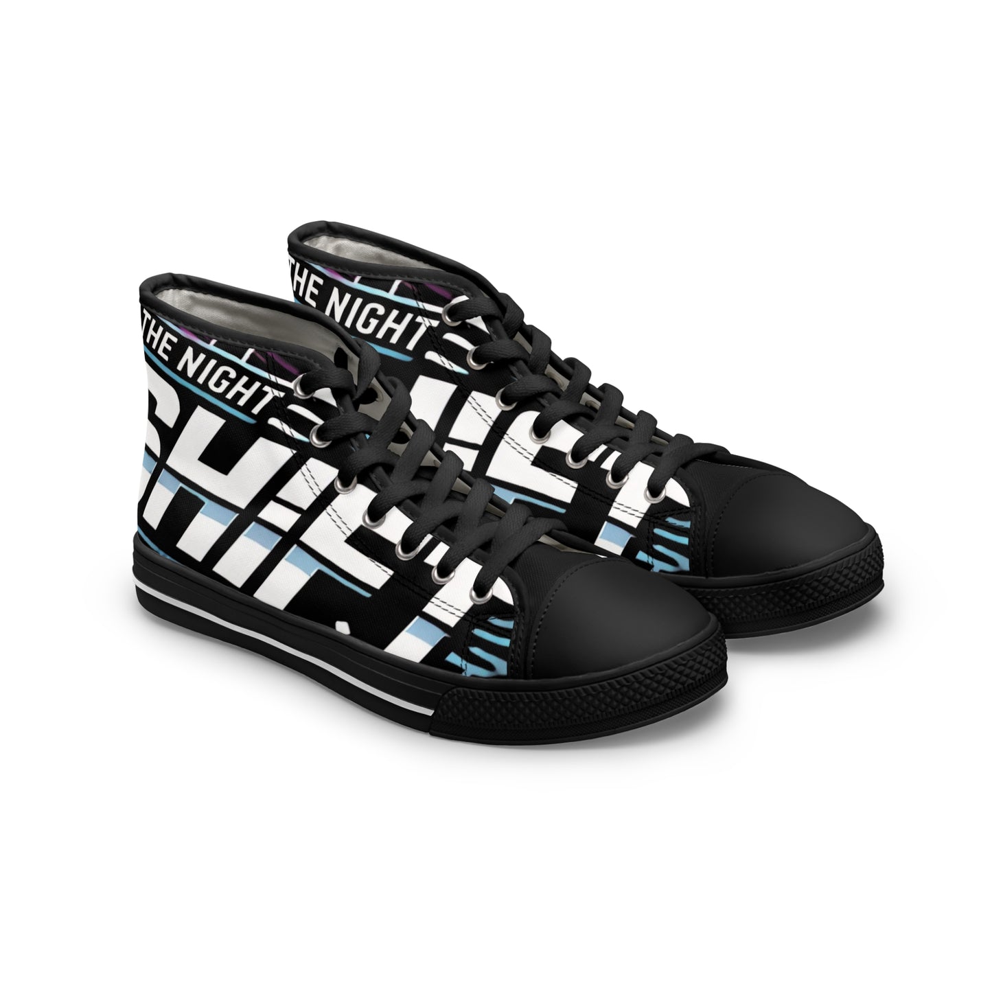 The Night Shift-Women's Canvas High Tops