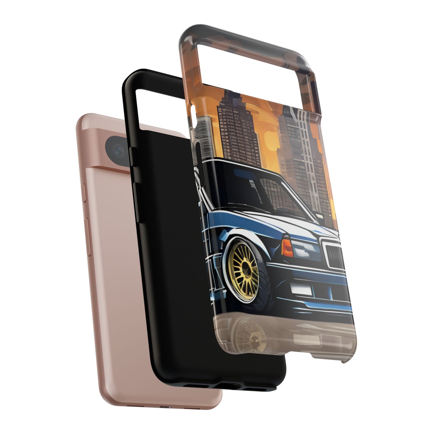 Mercedes Benz 190e Evo-Dual Layer Ultra Tough Phone Case Printify by The Night Shift Automotive Apparel