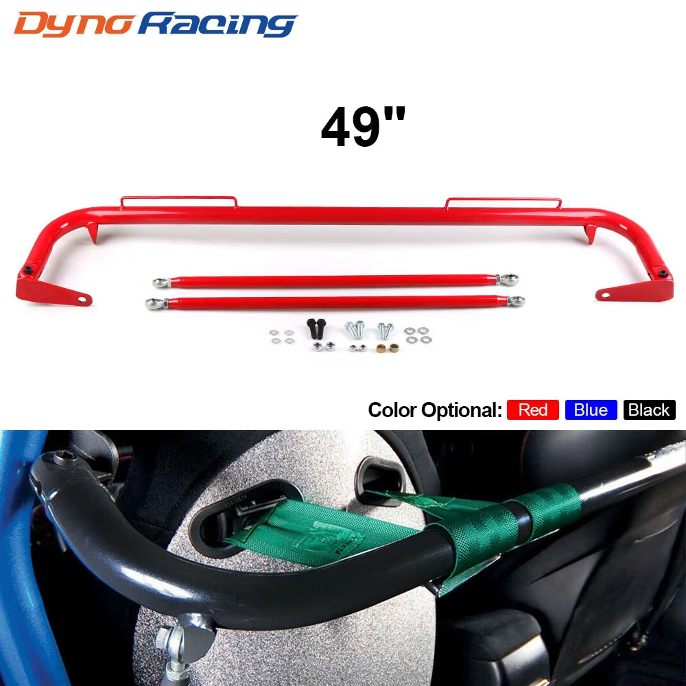 49" Stainless Steel Harness Bar The Night Shift Performance Street Gear by The Night Shift Automotive Apparel