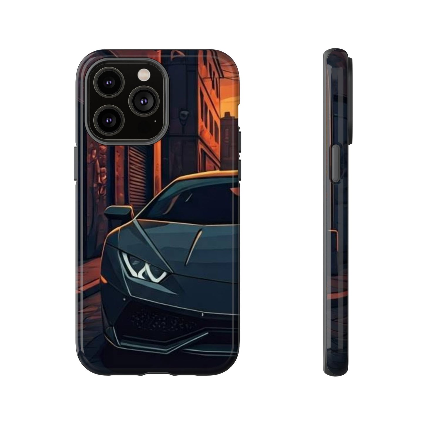 Lamborghini Huracan Street Life-Dual Layer Ultra Tough Phone Case Printify by The Night Shift Automotive Apparel