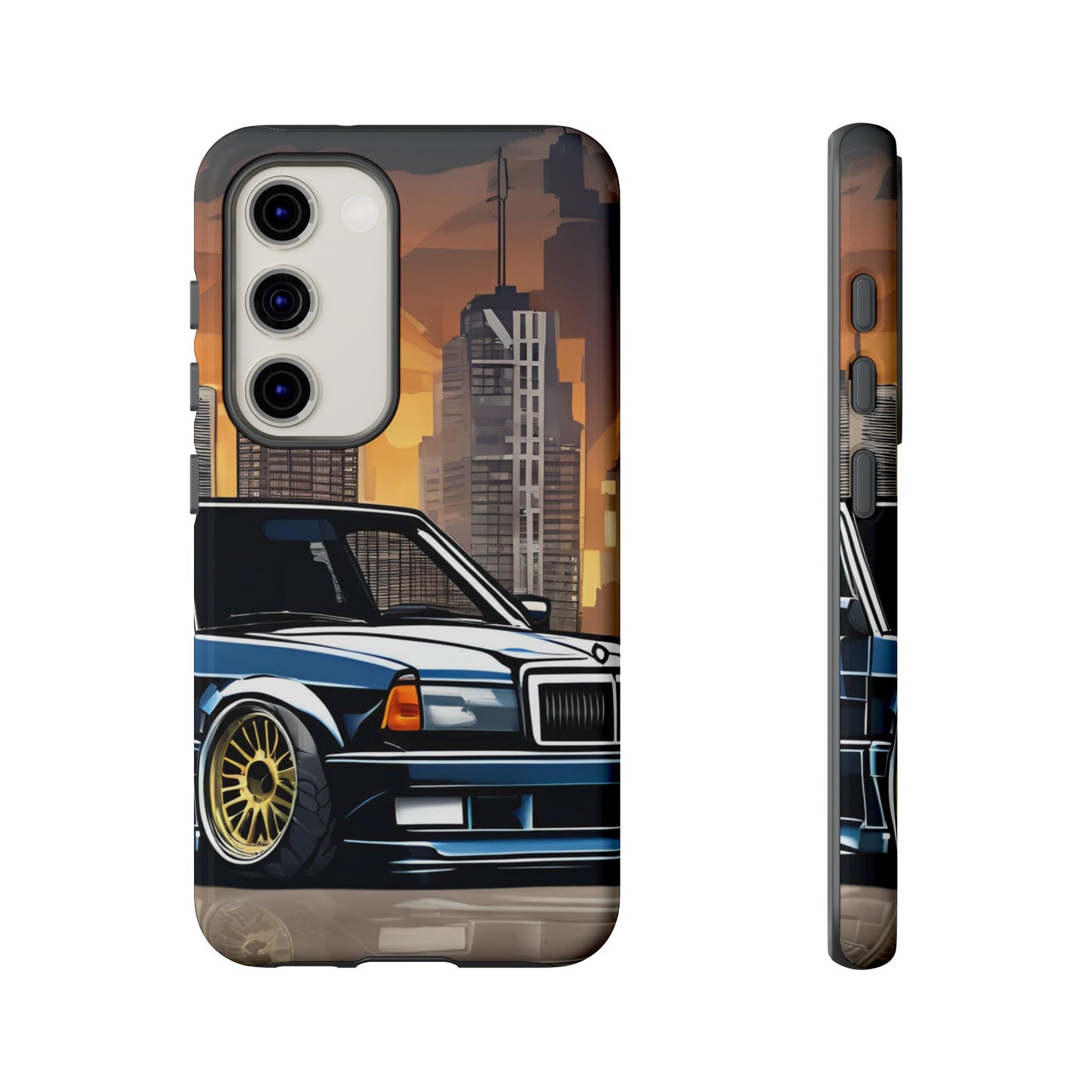 Mercedes Benz 190e Evo-Dual Layer Ultra Tough Phone Case Printify by The Night Shift Automotive Apparel