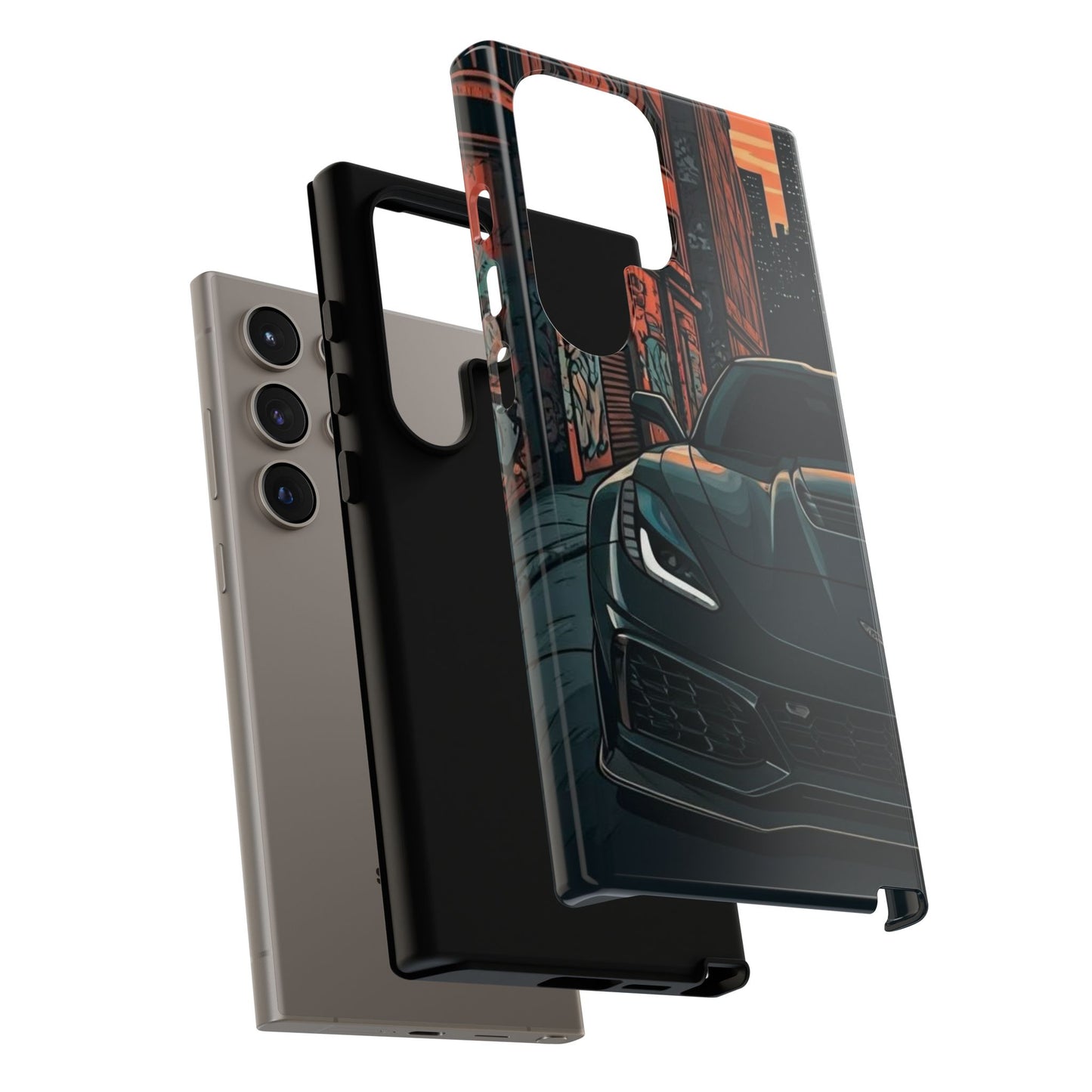 Chevy Corvette C7 Street Life-Dual Layer Ultra Tough Phone Case Printify by The Night Shift Automotive Apparel