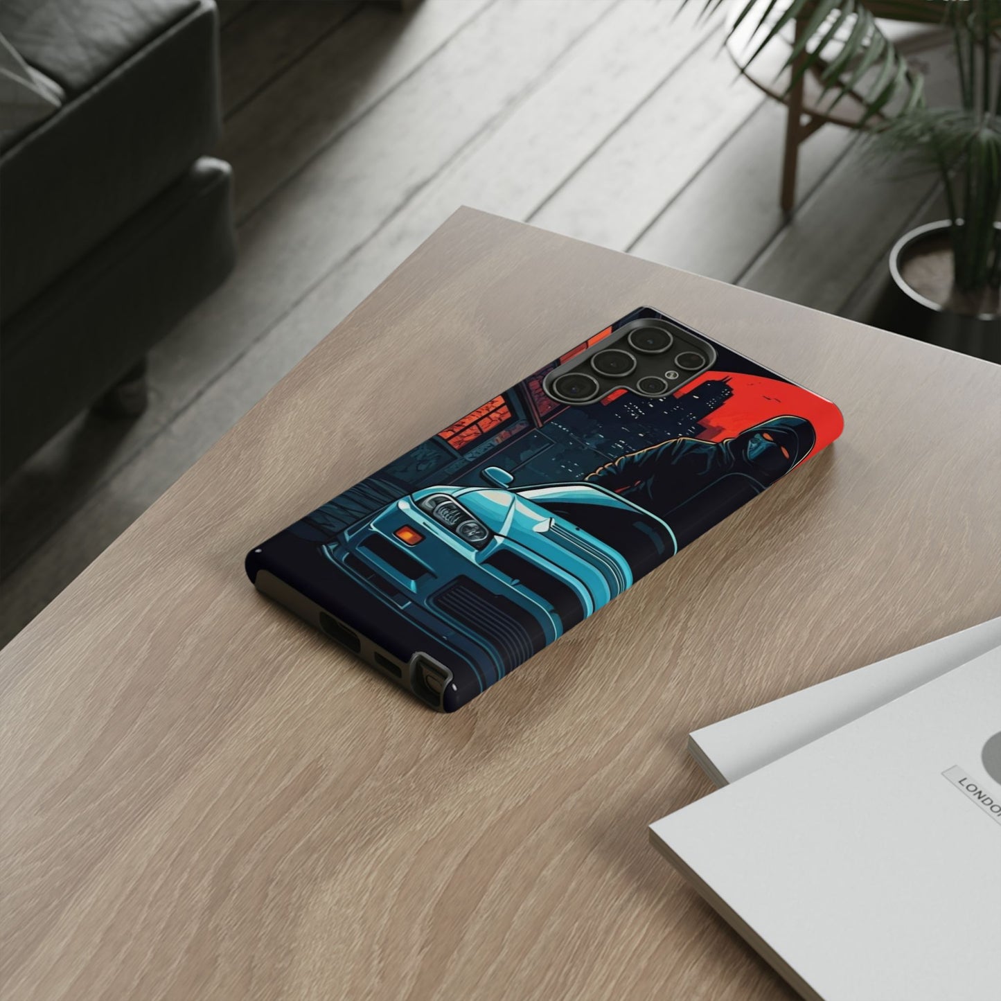 Nissan Skyline R34 Street Life-Dual Layer Ultra Tough Phone Case Samsung Galaxy S22 Ultra Glossy Printify by The Night Shift Automotive Apparel