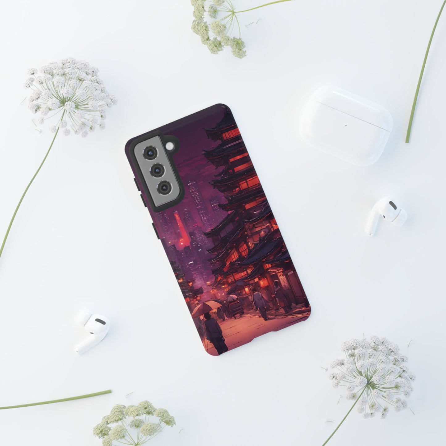 Traditional Japanese Village Countryside-Dual Layer Ultra Tough Phone Case Printify by The Night Shift Automotive Apparel