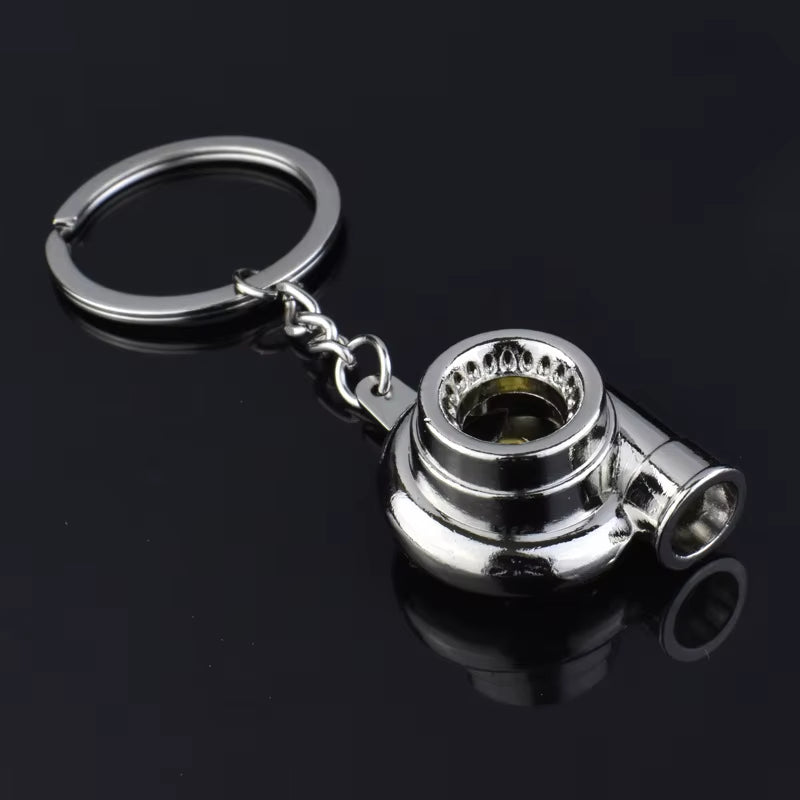 Turbocharger Metal Keychain