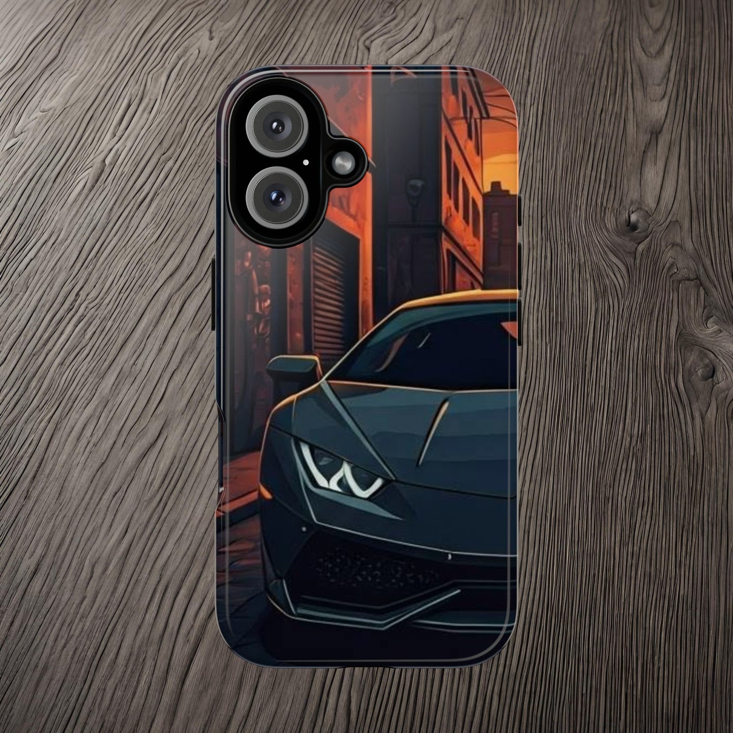 Lamborghini Huracan Street Life-Dual Layer Ultra Tough Phone Case Printify by The Night Shift Automotive Apparel