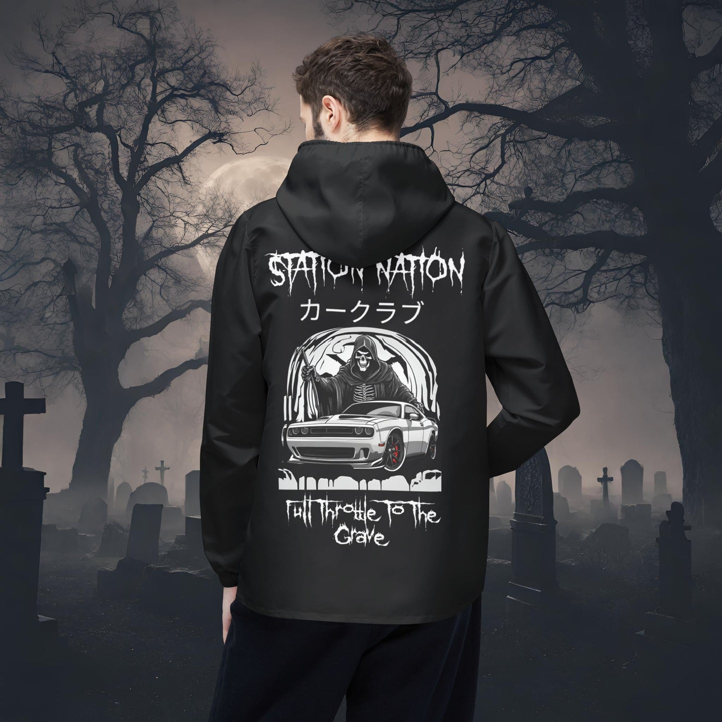🎃 HALLOWEEN LIMITED EDITION Dodge Challenger-Windbreaker Jacket