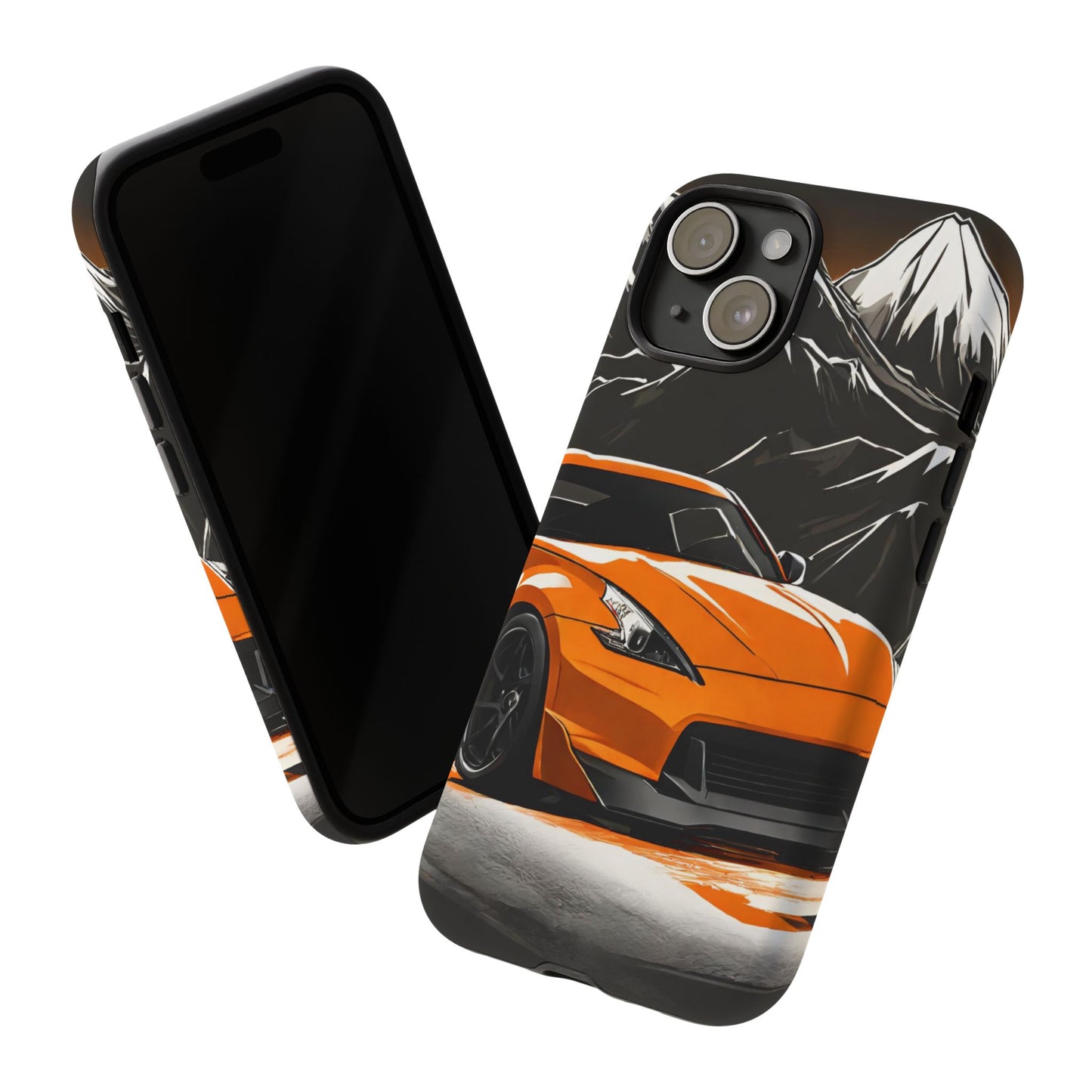 Nissan 370Z Mt Fuji-Dual Layer Ultra Tough Phone Case Printify by The Night Shift Automotive Apparel