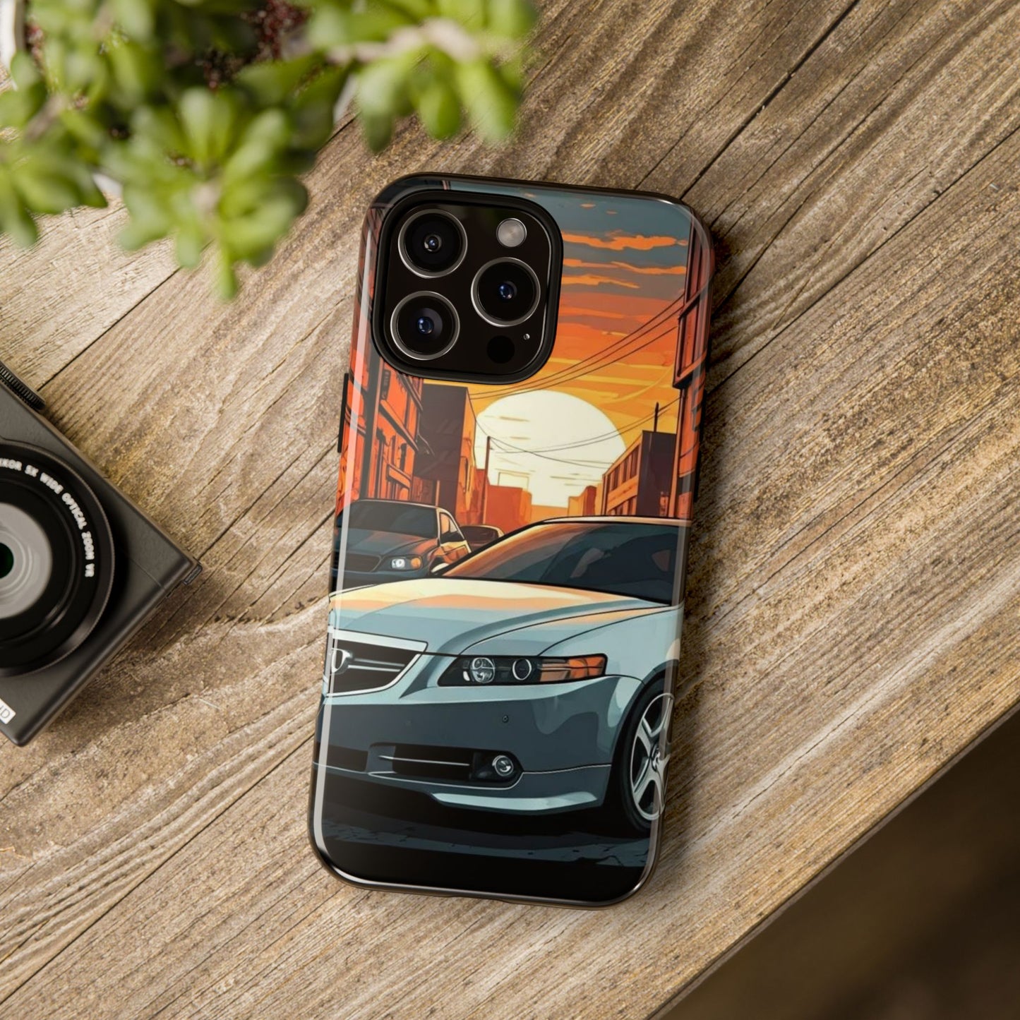 Acura TL Street Life-Dual Layer Ultra Tough Phone Case iPhone 16 Pro Max Glossy Printify by The Night Shift Automotive Apparel