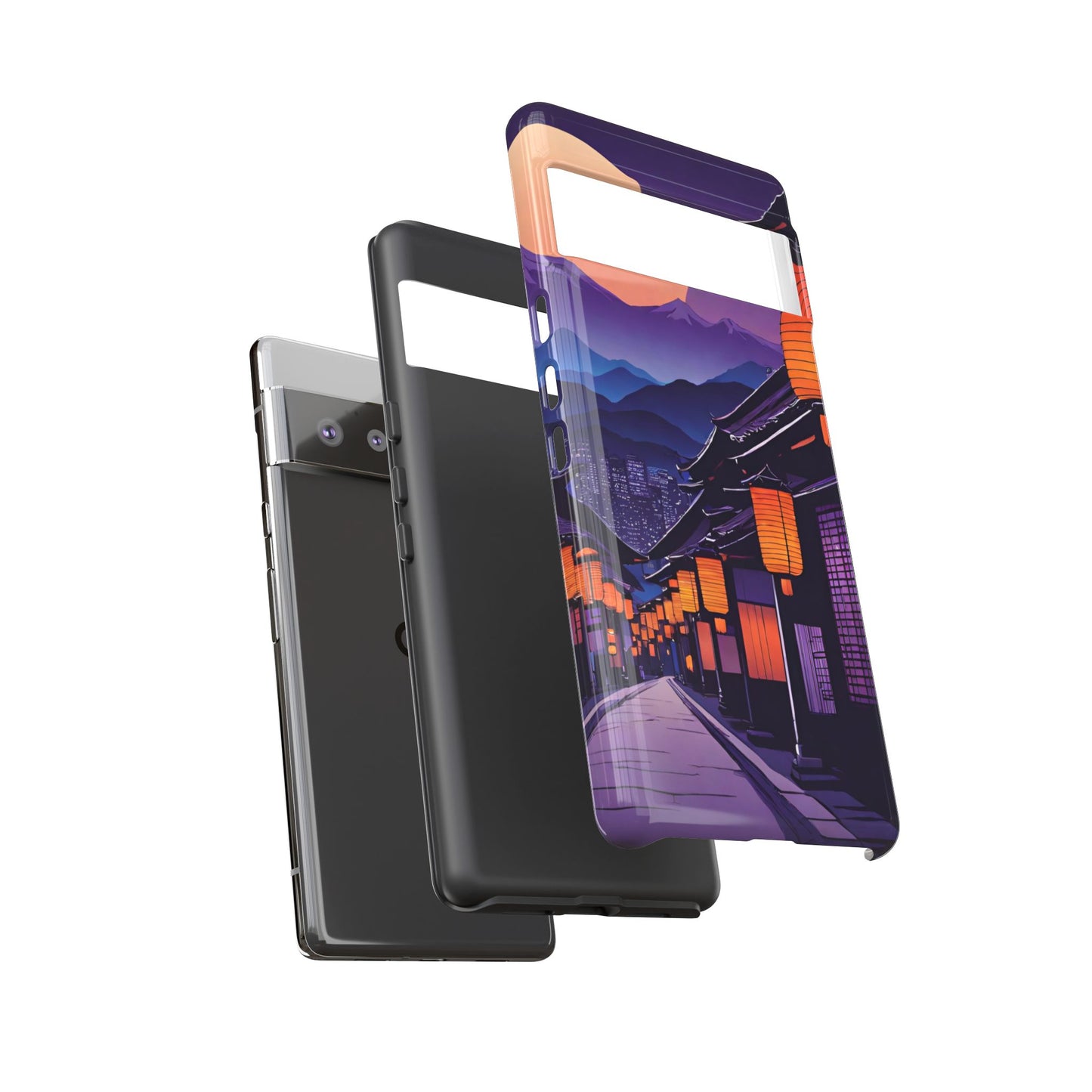 Traditional Japanese Village Countryside-Dual Layer Ultra Tough Phone Case Printify by The Night Shift Automotive Apparel