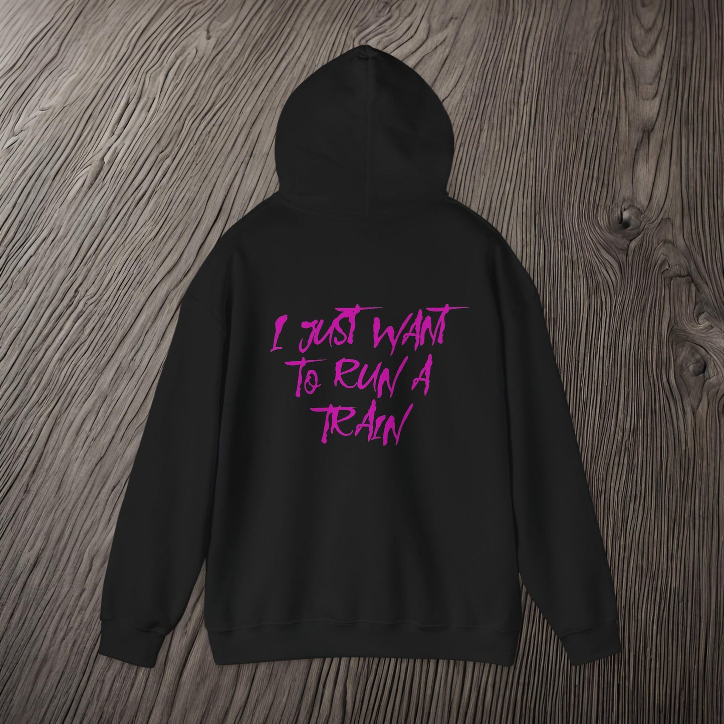 I Just Want To Run A Train-Ultra Soft, Premium Hoodie Printify by The Night Shift Automotive Apparel
