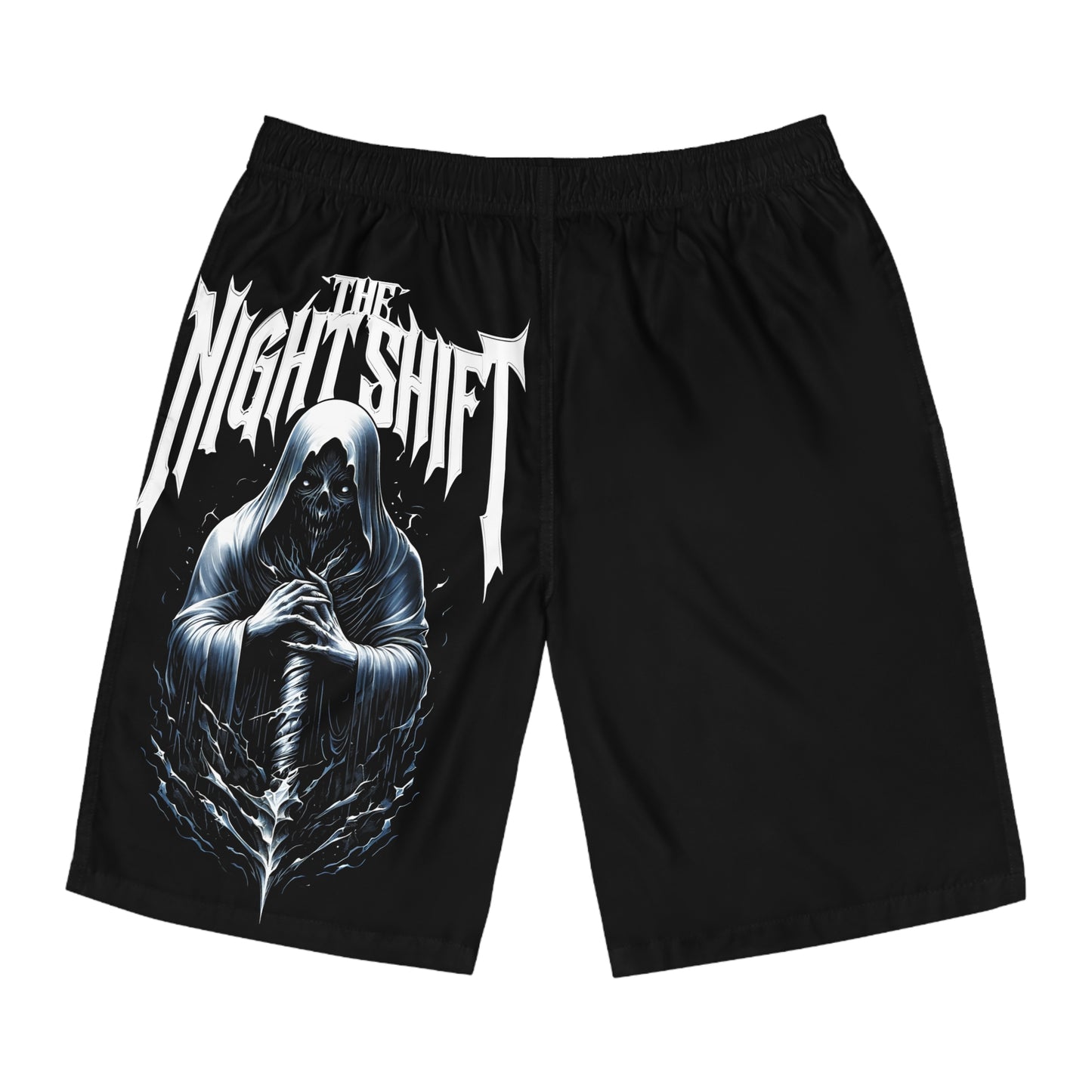 The Night Shift - Men's Relaxed Fit Board Shorts Printify by The Night Shift Automotive Apparel